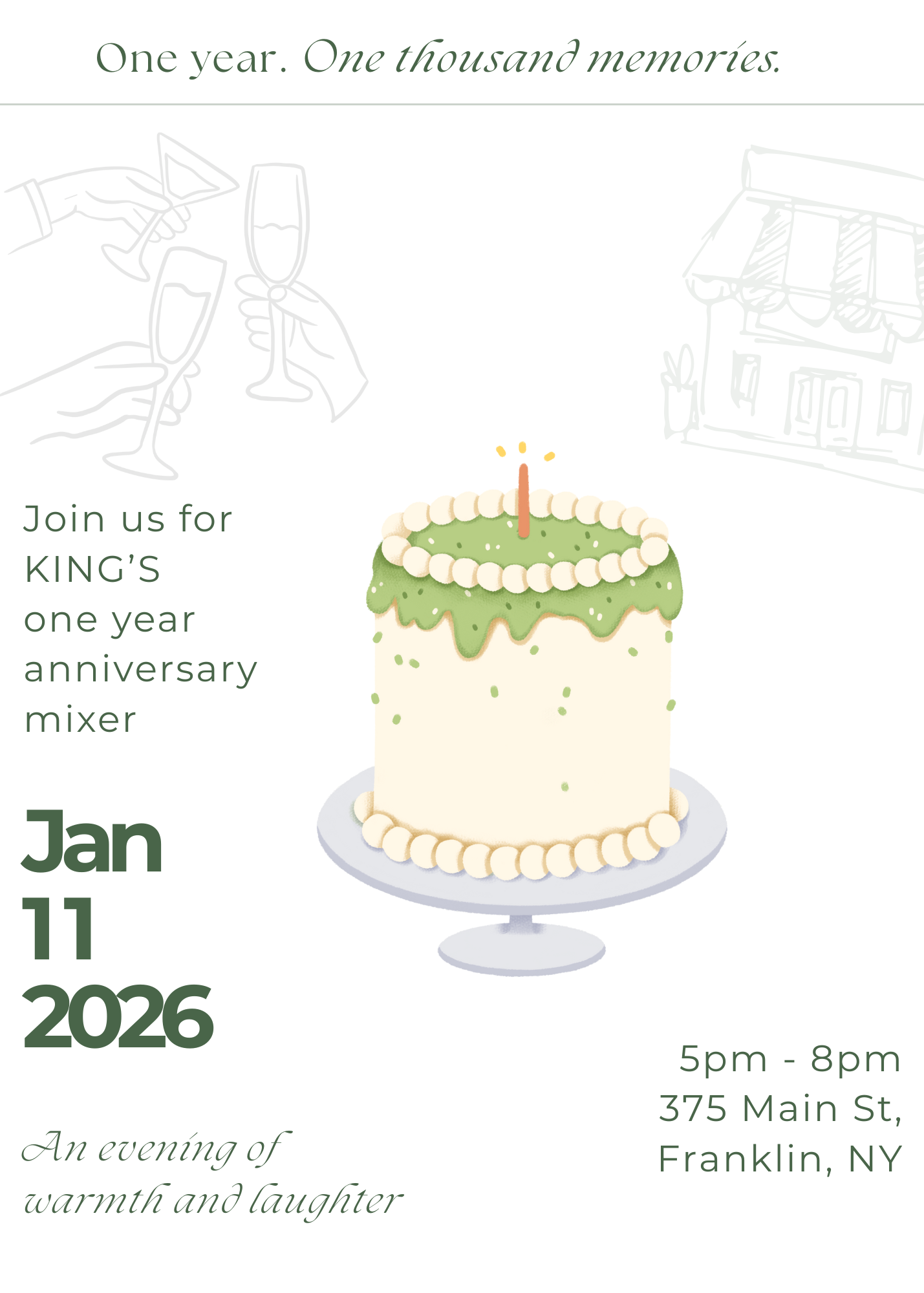 1 Year Anniversary Mixer