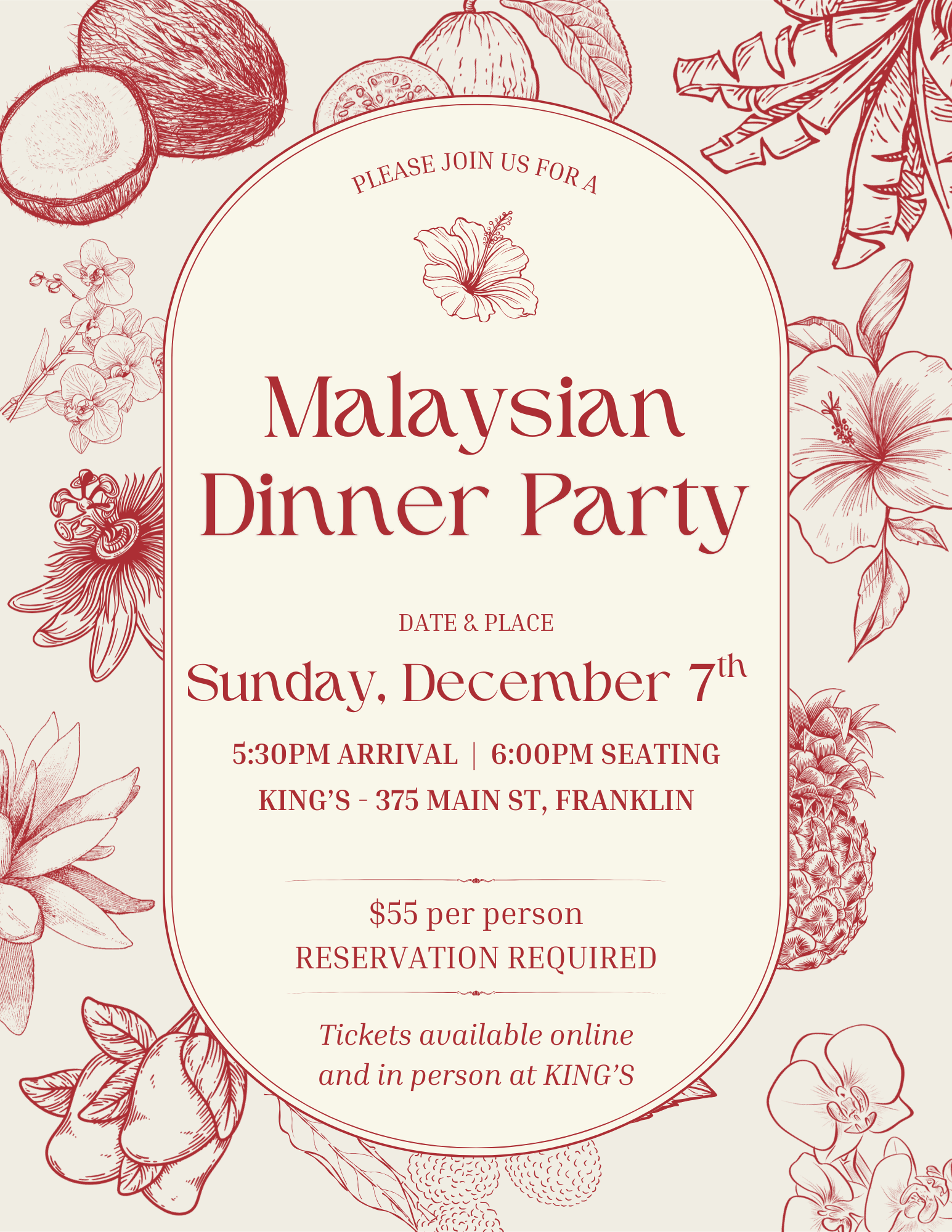 Winter Dinner Series - Part Un