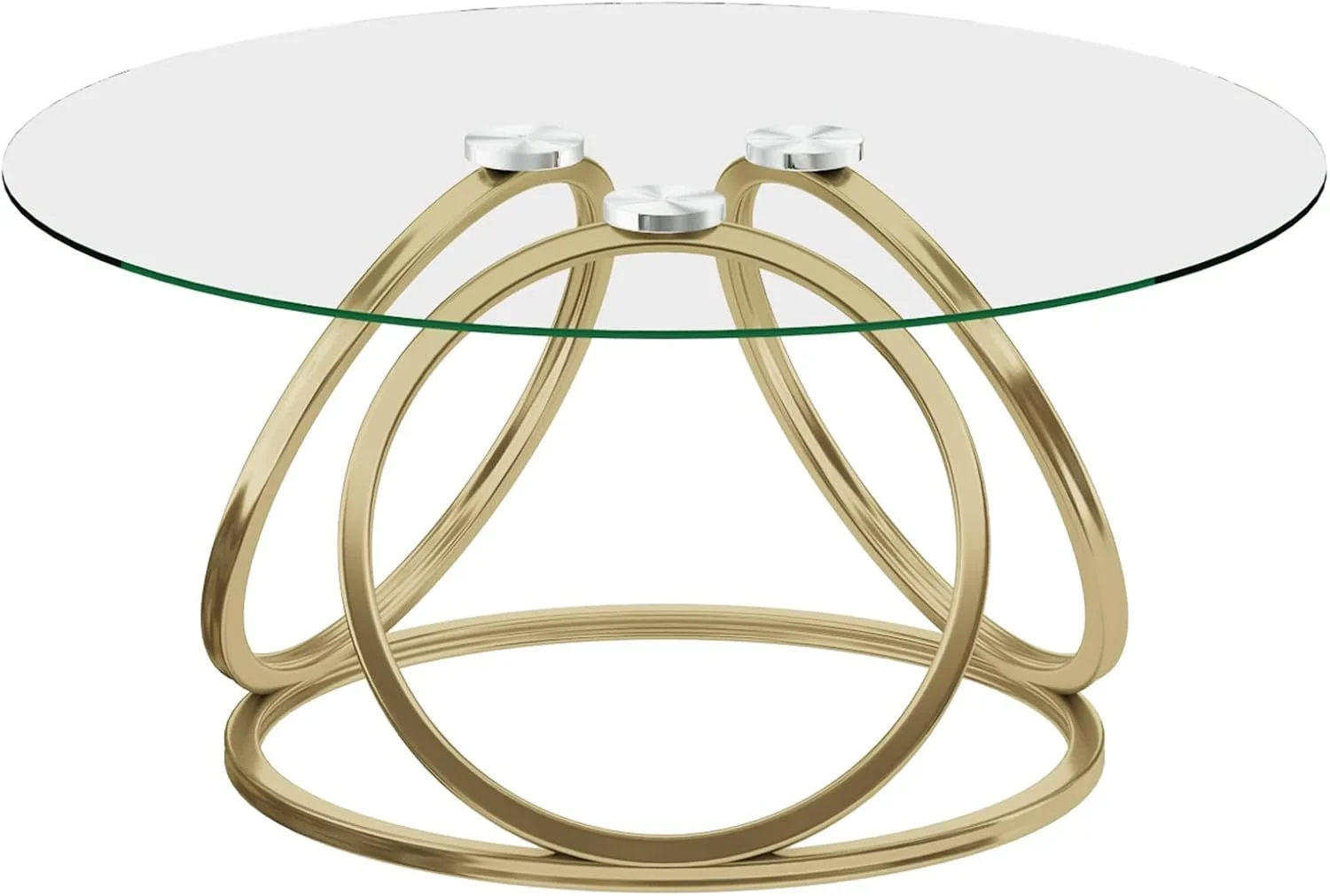 Golden Rings Coffee Table