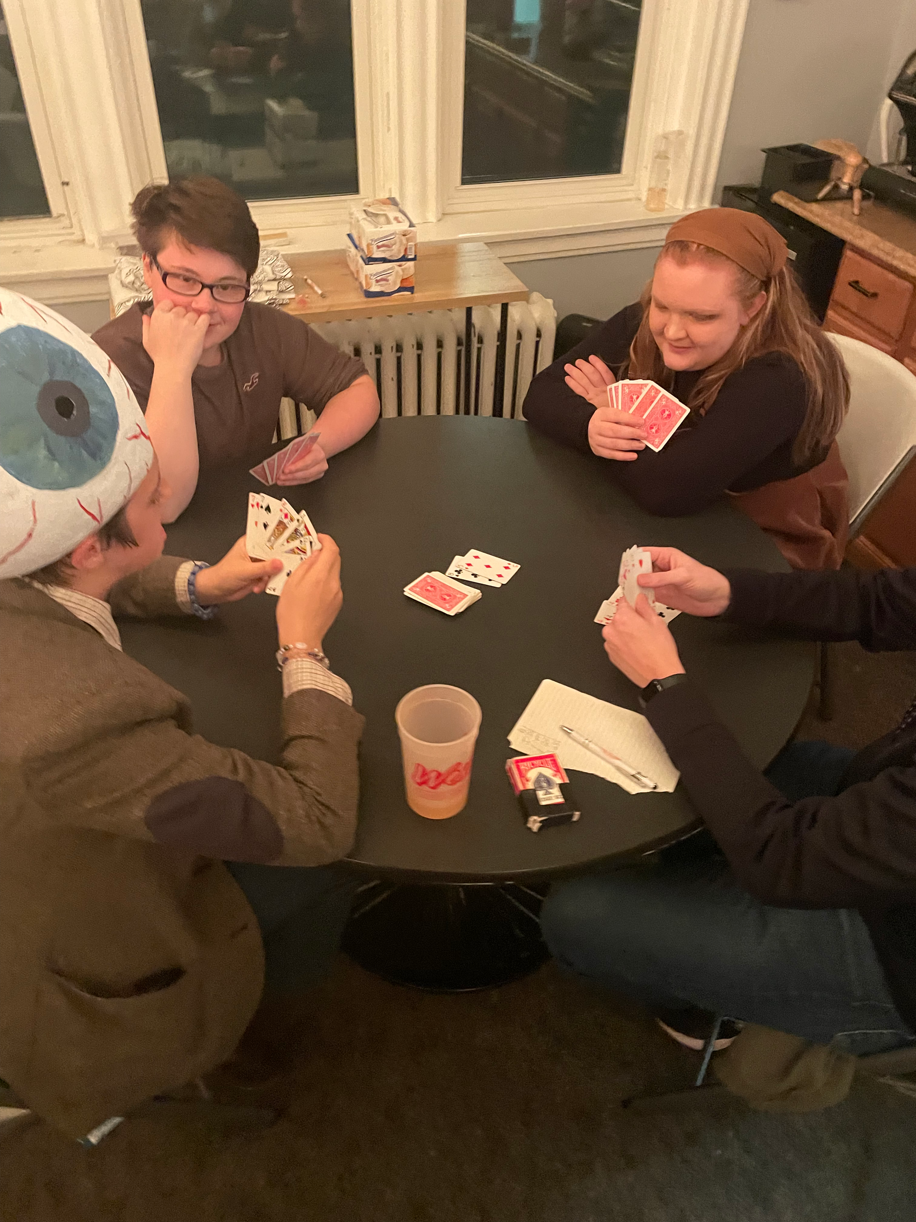 Students at fall Party