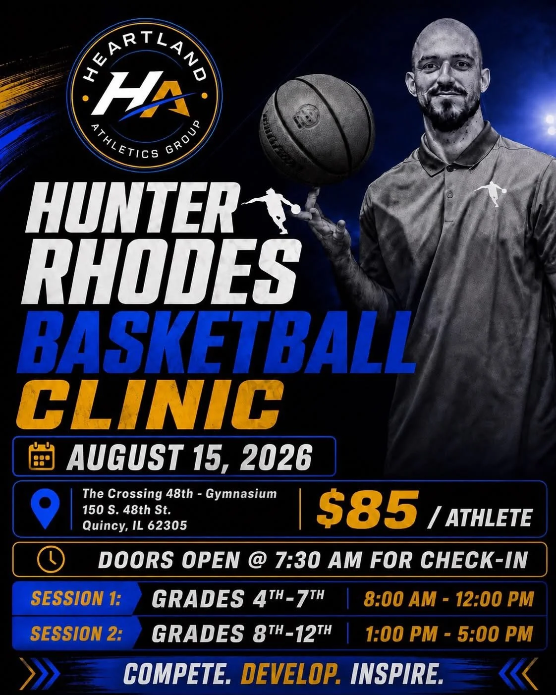 Heartland Athletics x Rhodes Basketball