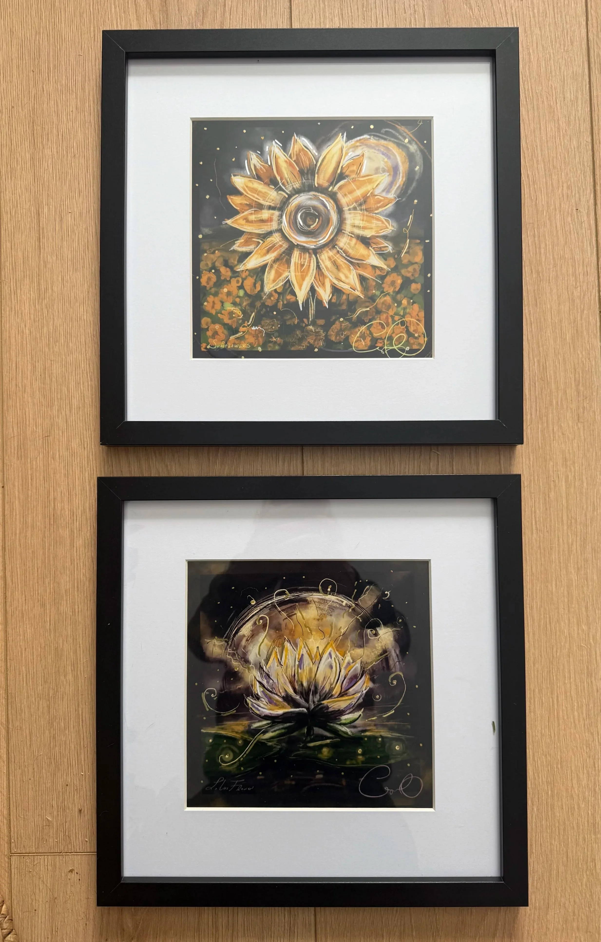 Gratitude Flowers -
(Sunflower and Lotus)
8X8 Digital Watercolor