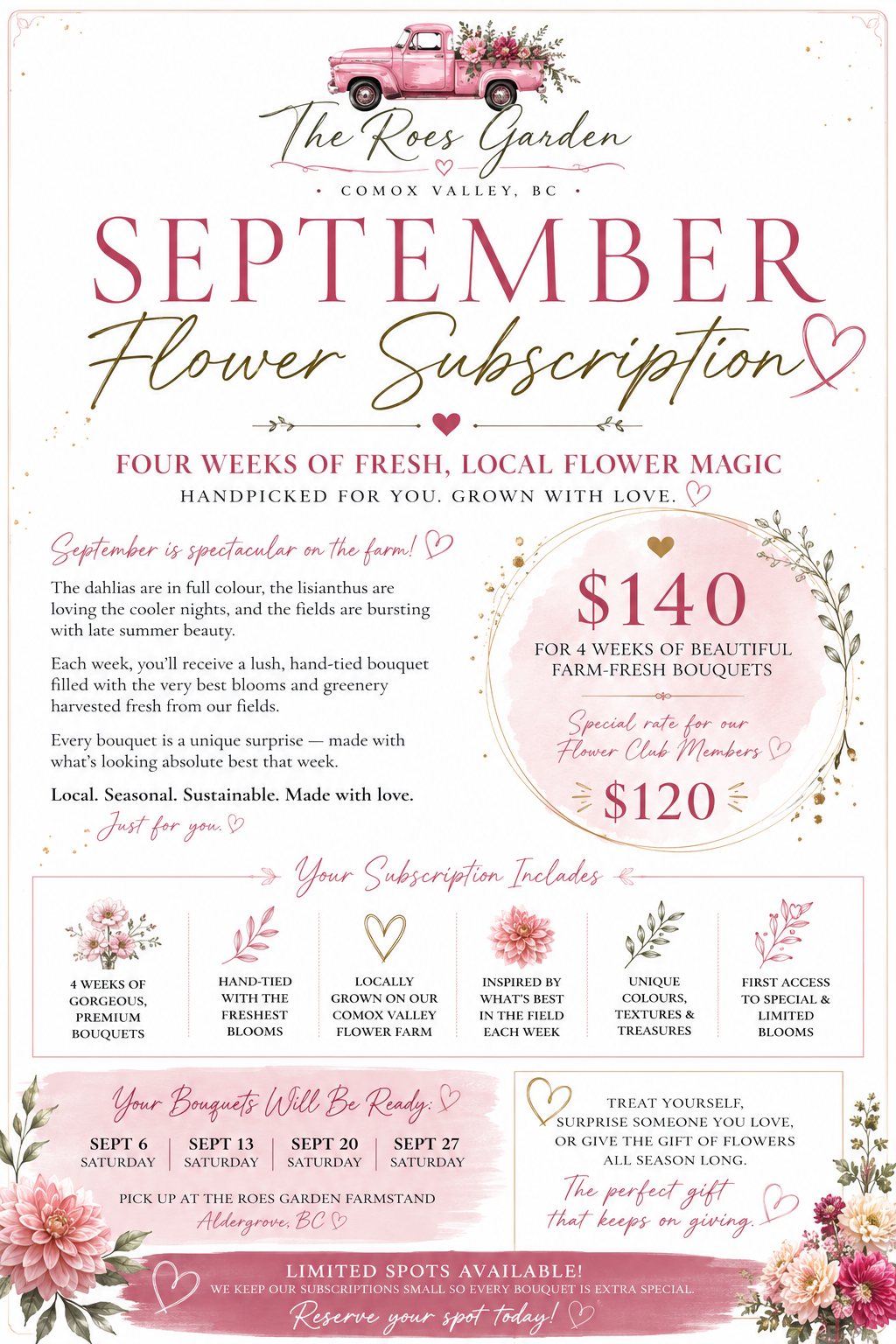 Fall Flower Subscription