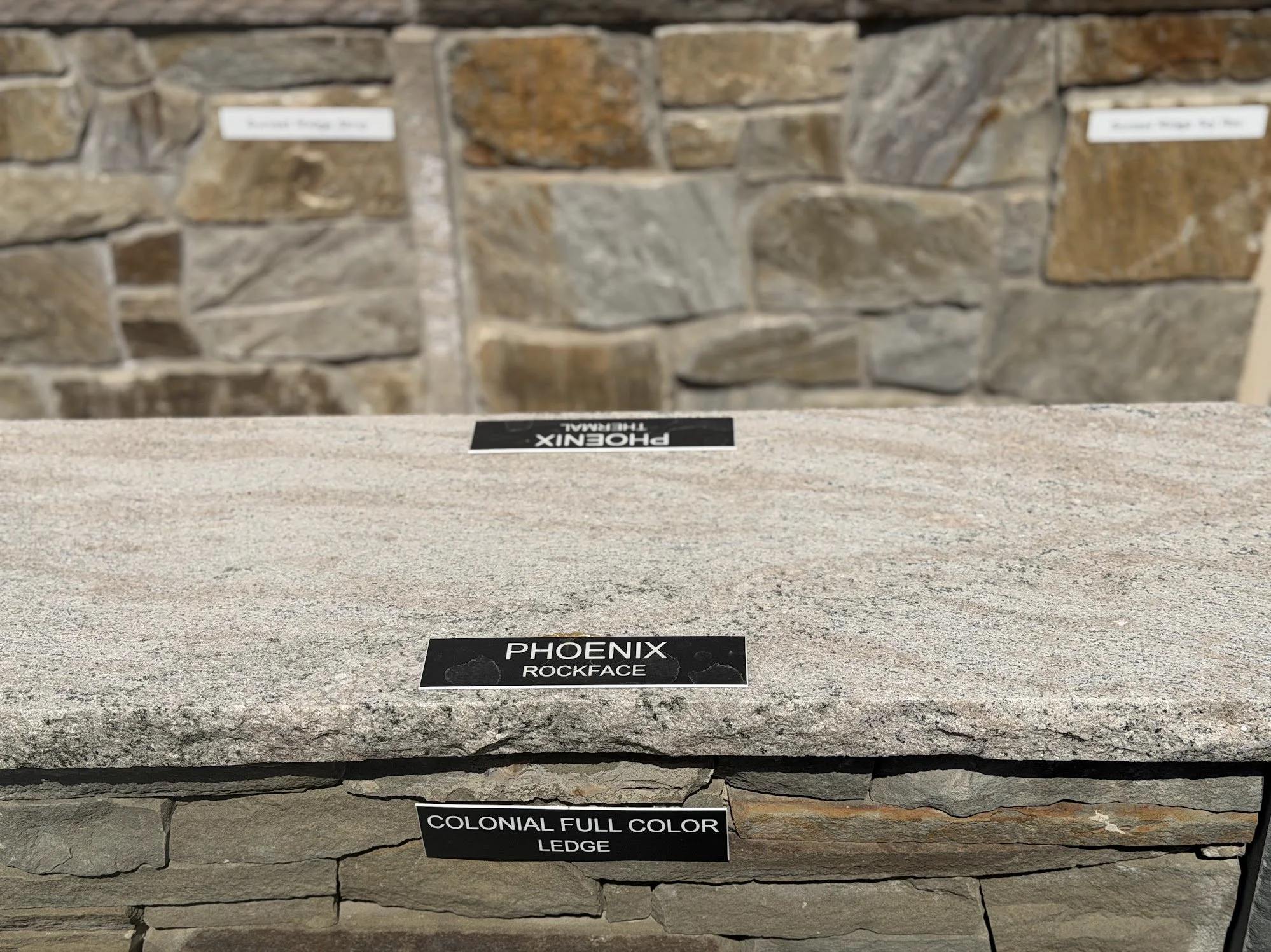 PHOENIX GRANITE W/ ROCKFACE EDGE