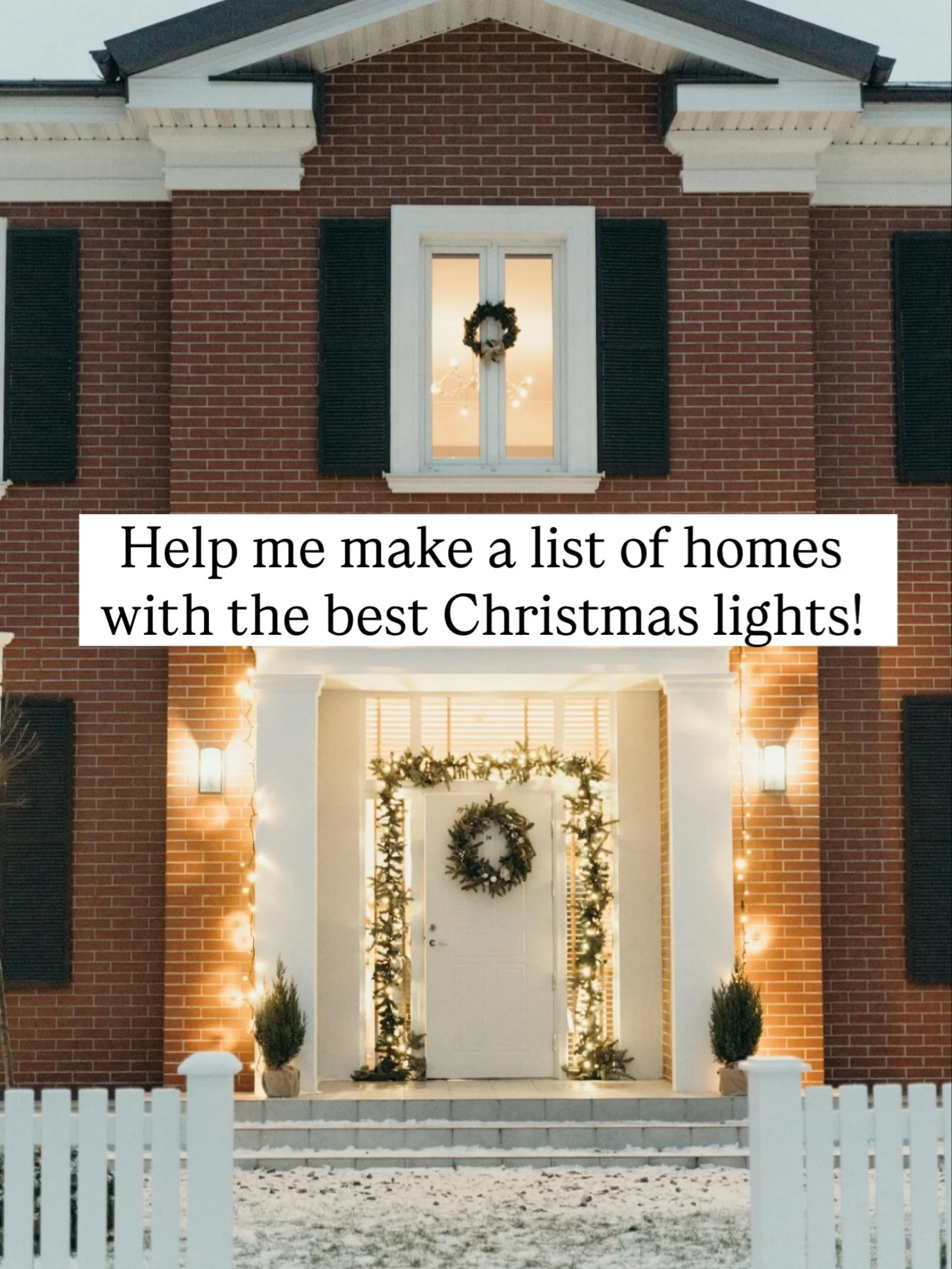 A friend of mine said there used to be a huge list of local homes that go all out with their Christmas lights&hellip; I want to make one Valley Moms style😎

Please DM me your address if you want to get your home on the list and share this with your 