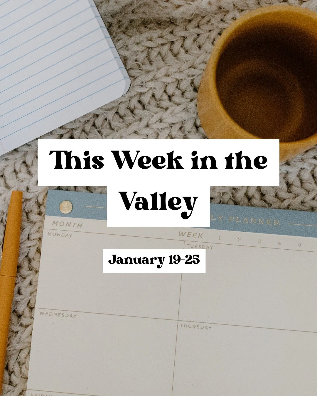 1/19-1/25 WEEKLY ROUNDUP

There's always something fun going on at @inspirationsceramic and @towntoyotacenter ! Go flex your creative muscles, pull on a pair of skates, or catch a Wild game!

Don's miss @yondereast 's swanky apres ski party or a cook