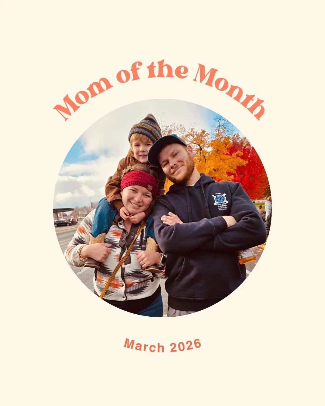 ✨MOM OF THE MONTH✨

Our Mom of the Month for March is...Lauren N.!

Here&rsquo;s what one of her dear friends had to say about her:

&ldquo;Lauren is pouring herself into everyone who comes her way! All the while, she is taking care of her family. Sh
