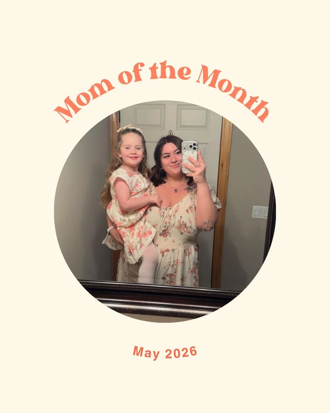 ✨MOM OF THE MONTH✨

Our Mom of the Month for May is...Savannah W.!

Here&rsquo;s what one of her dear friends had to say about her:

"She's an amazing single momma to her sweet and spunky daughter. She is doing it all while making it look gracef
