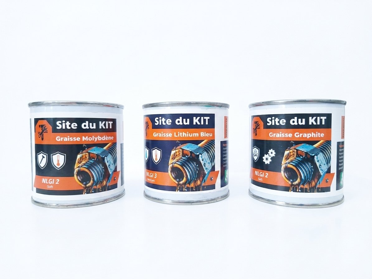Lot de 3 Graisses mécaniques - Format Bricoleur