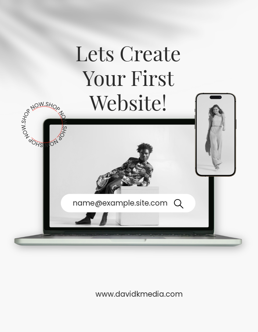 How to create your first website