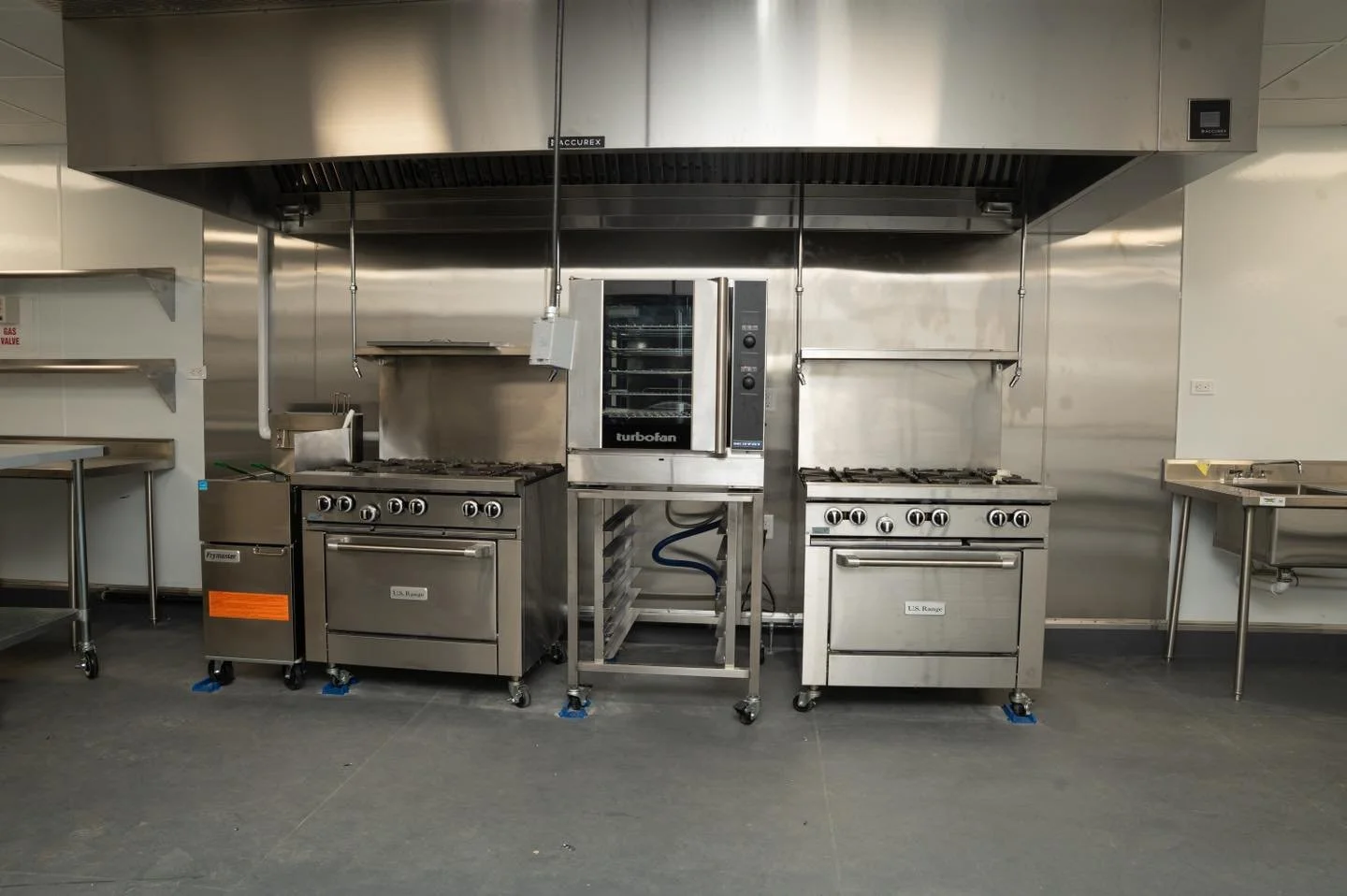 Commercial Kitchen at Dream City in Iowa City, available for rent
