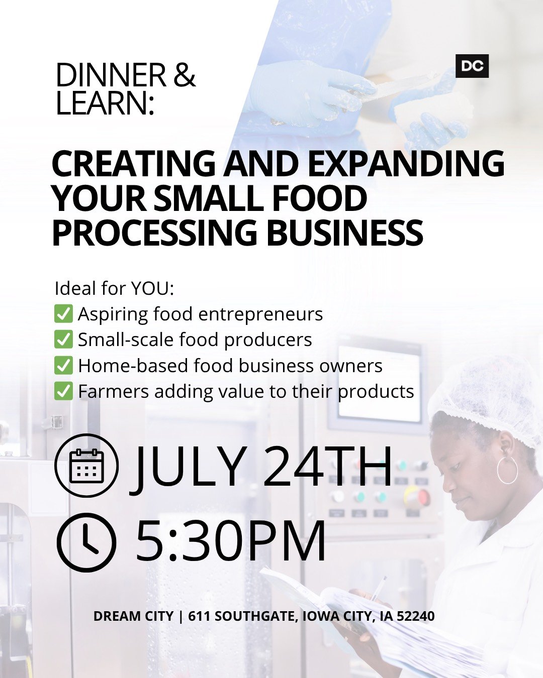 Creating & Expanding Your Small Food Business