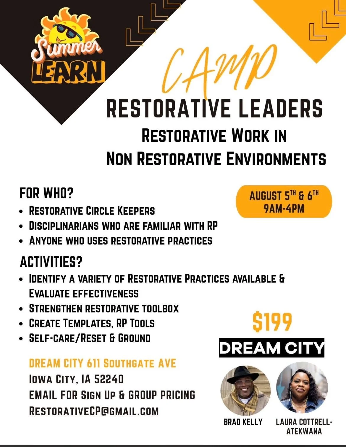 Restorative Leaders Camp 
