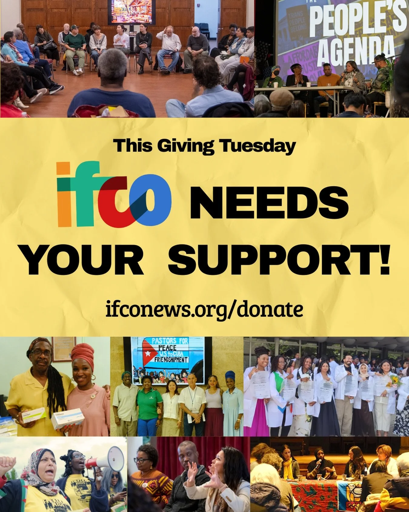 For nearly 60 years, IFCO has been a leading voice in connecting faith leaders and key organizers in our mass movements. It has sustained solidarity programs that have shaped our vision for a more just world based on justice and internationalism.

As