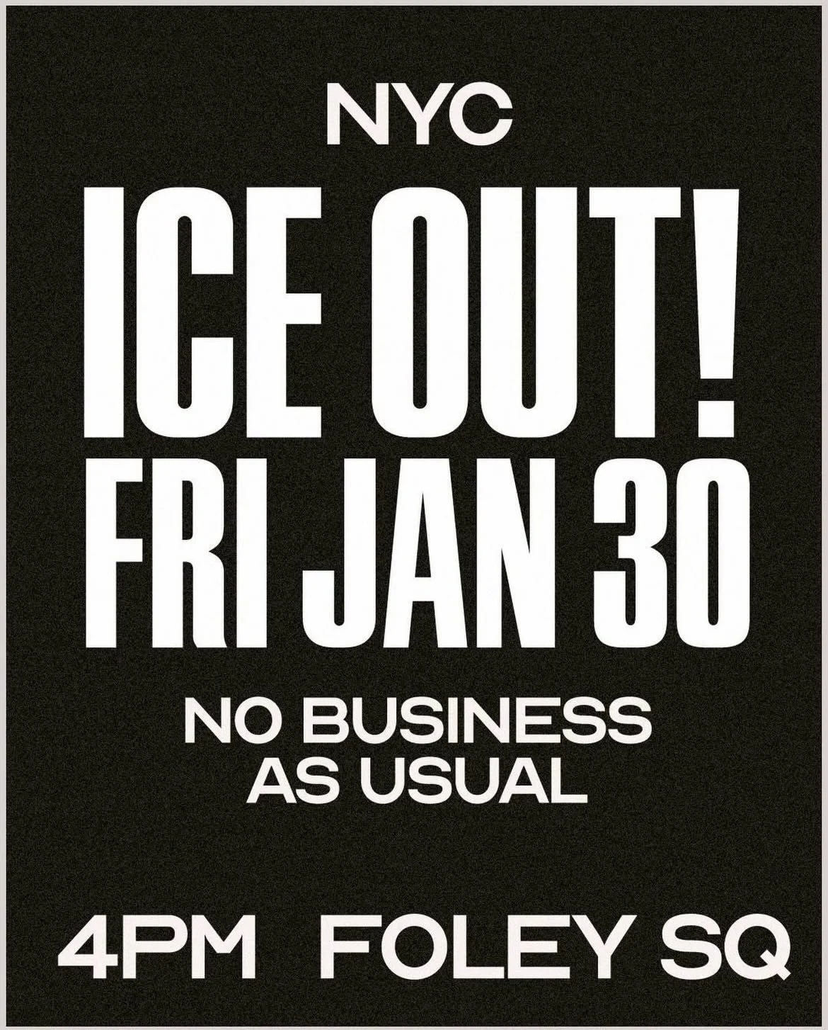 Our siblings in Minneapolis have made a call: no business as usual! Now, we must respond with a nationwide shutdown across the country on Friday, January 30th, 2026. We will not stop until justice is served: Abolish ICE!

NO School! 
NO work! 
NO Sho
