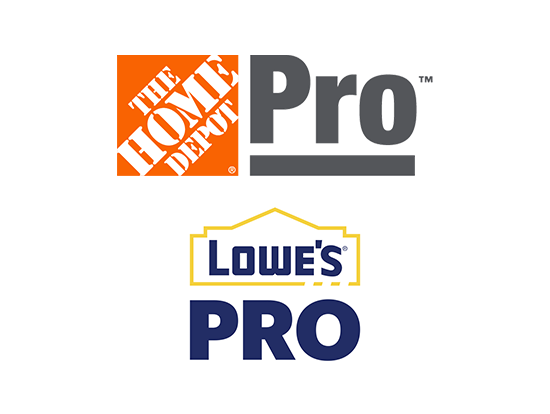 Pro Services at The Home Depot and Lowe’s