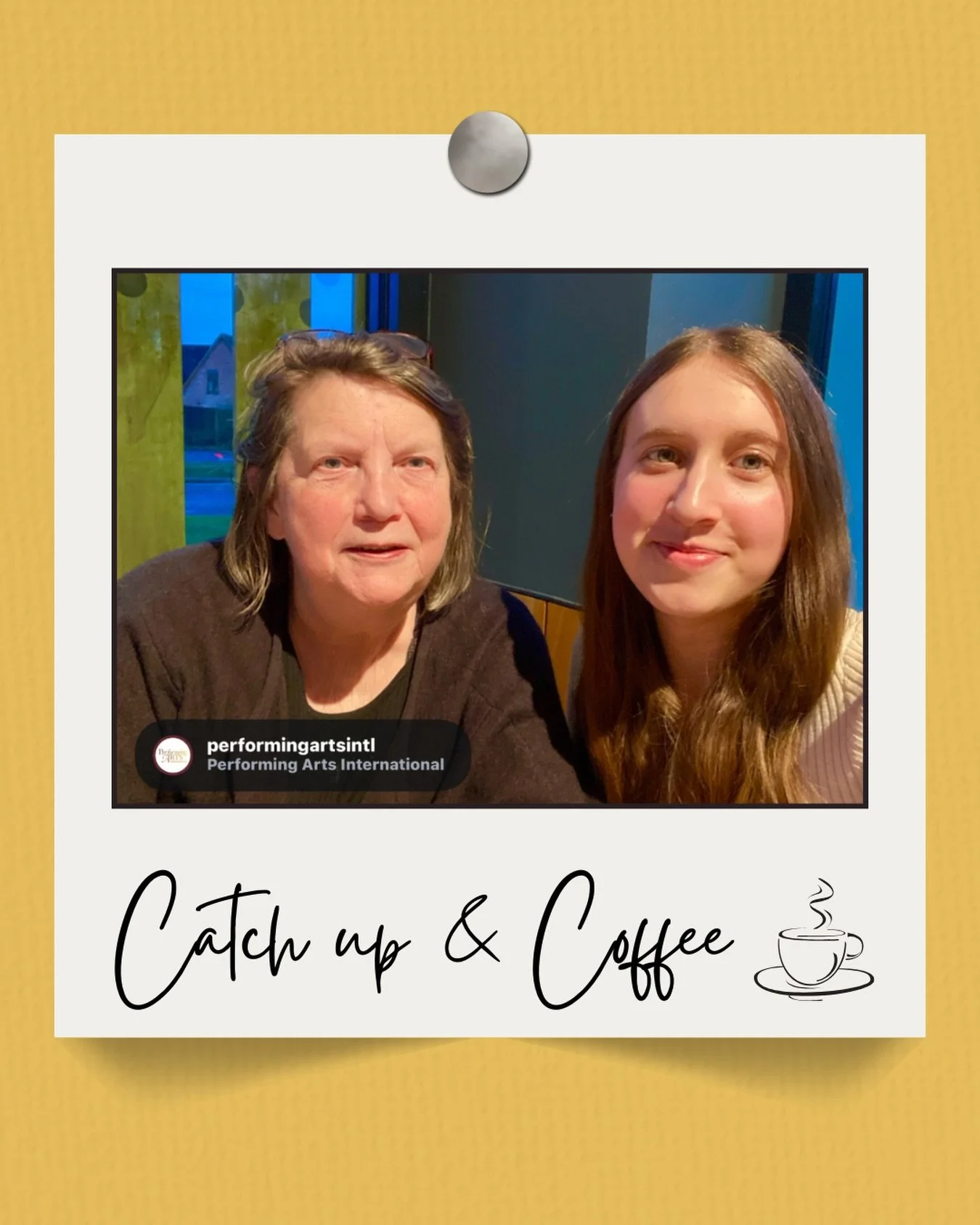 We did it! 🙌

After car trouble, illness, and even snow trying to stop us, we finally made it to our monthly coffee catch up ☕ A chance to plan what&rsquo;s next for @performingartsintl on social media! 

It&rsquo;s a reminder that even when you wan