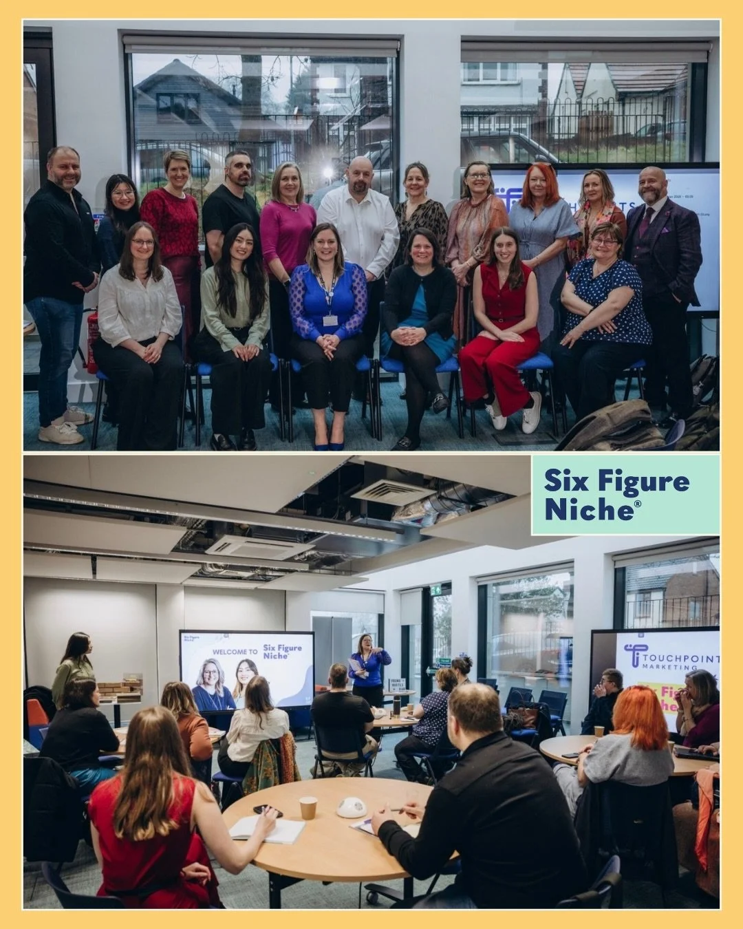 If I had to describe my @six_figure_niche experience in one word so far, it would be EMPOWERING ✨

Not just because of the clarity and confidence it&rsquo;s given me in my business, but because of the people I&rsquo;ve met along the way. From shared 