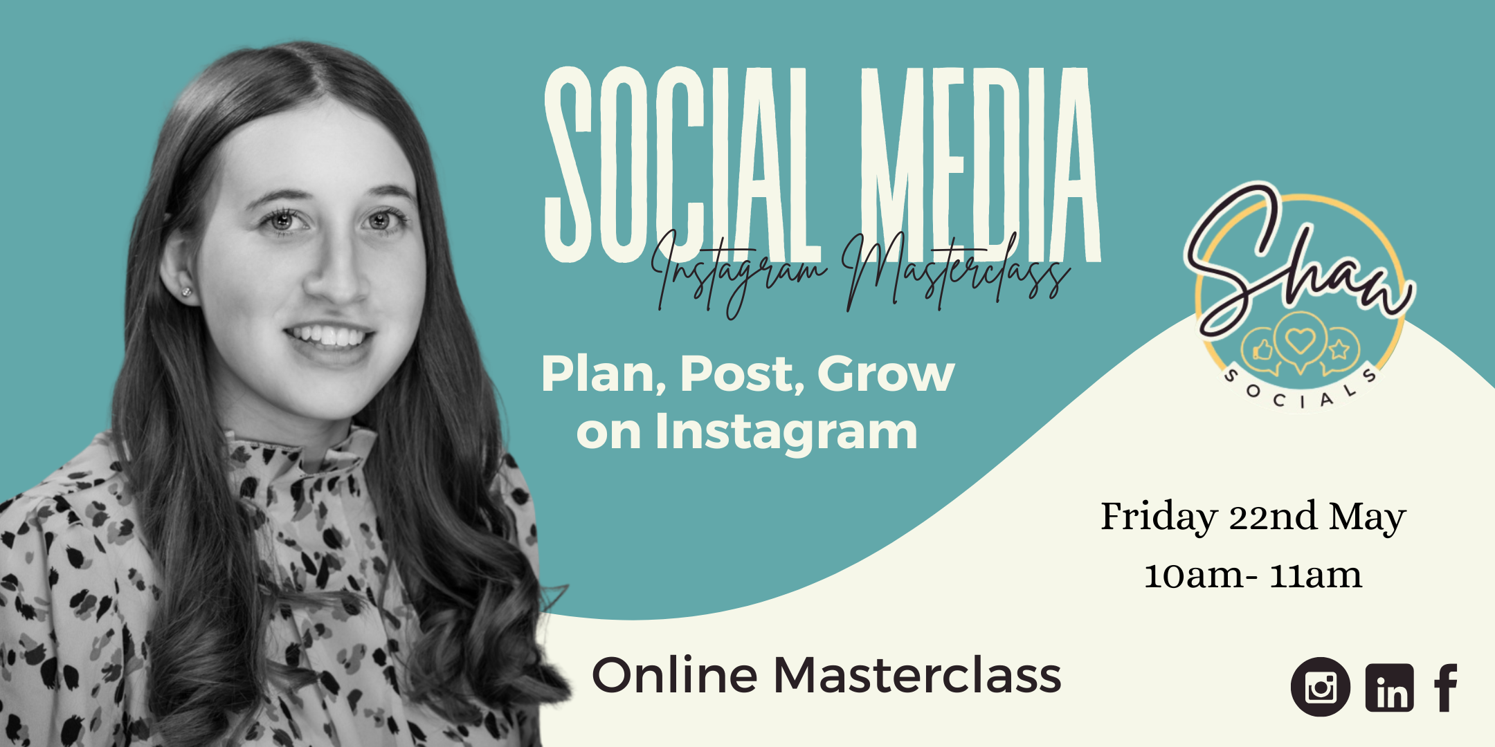 Plan, Post, Grow on Instagram Online Masterclass