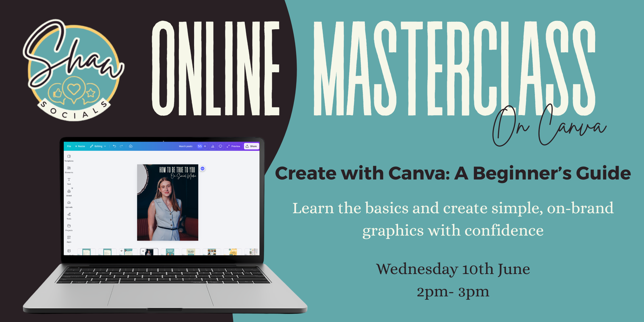 Create with Canva: A Beginner's Guide Online Masterclass