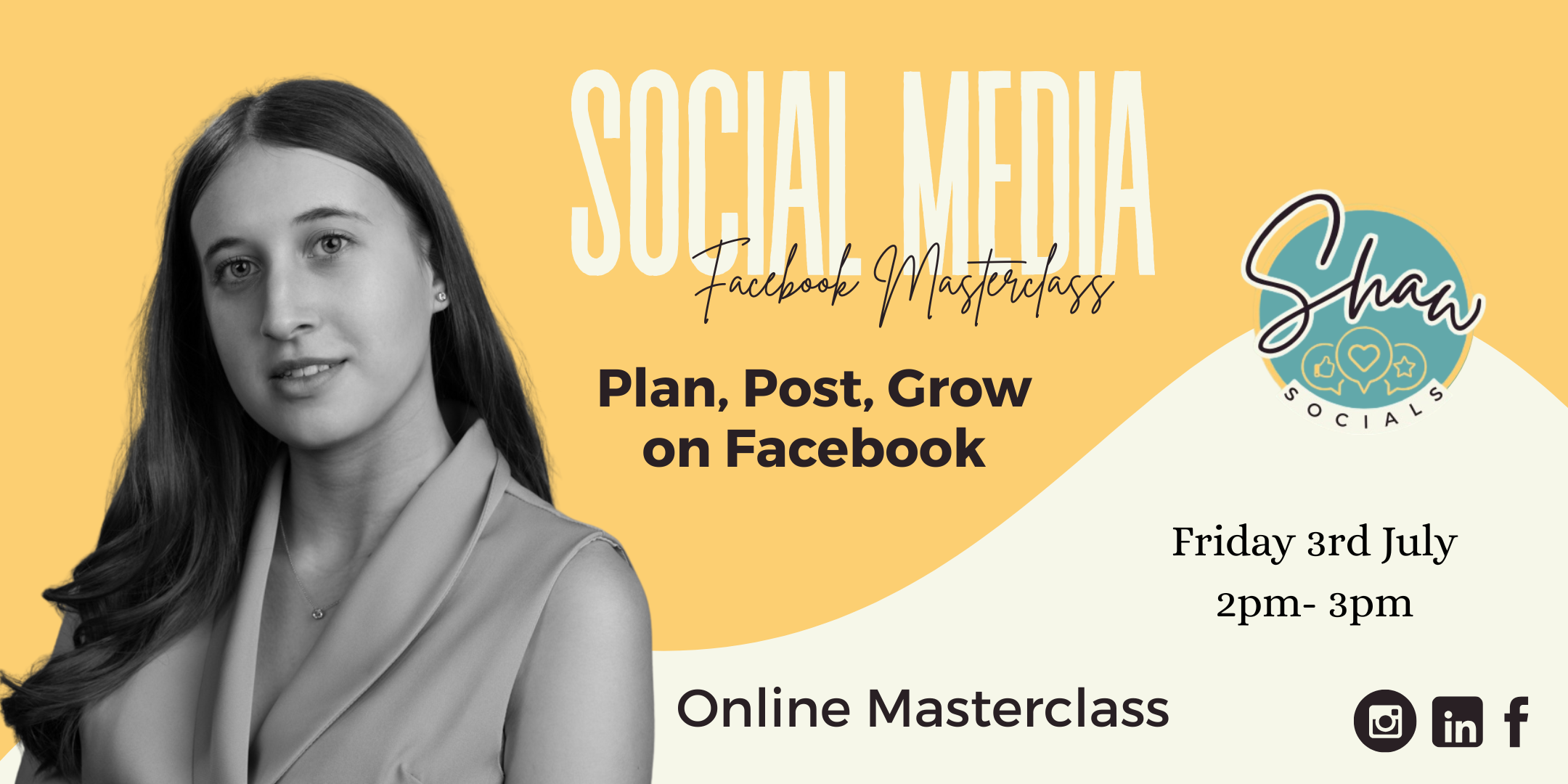 Plan, Post, Grow on Facebook Online Masterclass