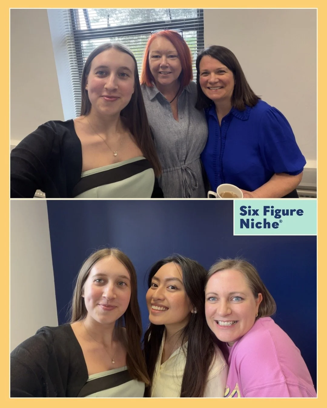 This is exactly what the Six Figure Niche Programme is all about ✨

S&hellip; Support A community where business owners uplift each other, share knowledge, and grow together.

F&hellip; Flourish A space designed to help you thrive, build confidence, 