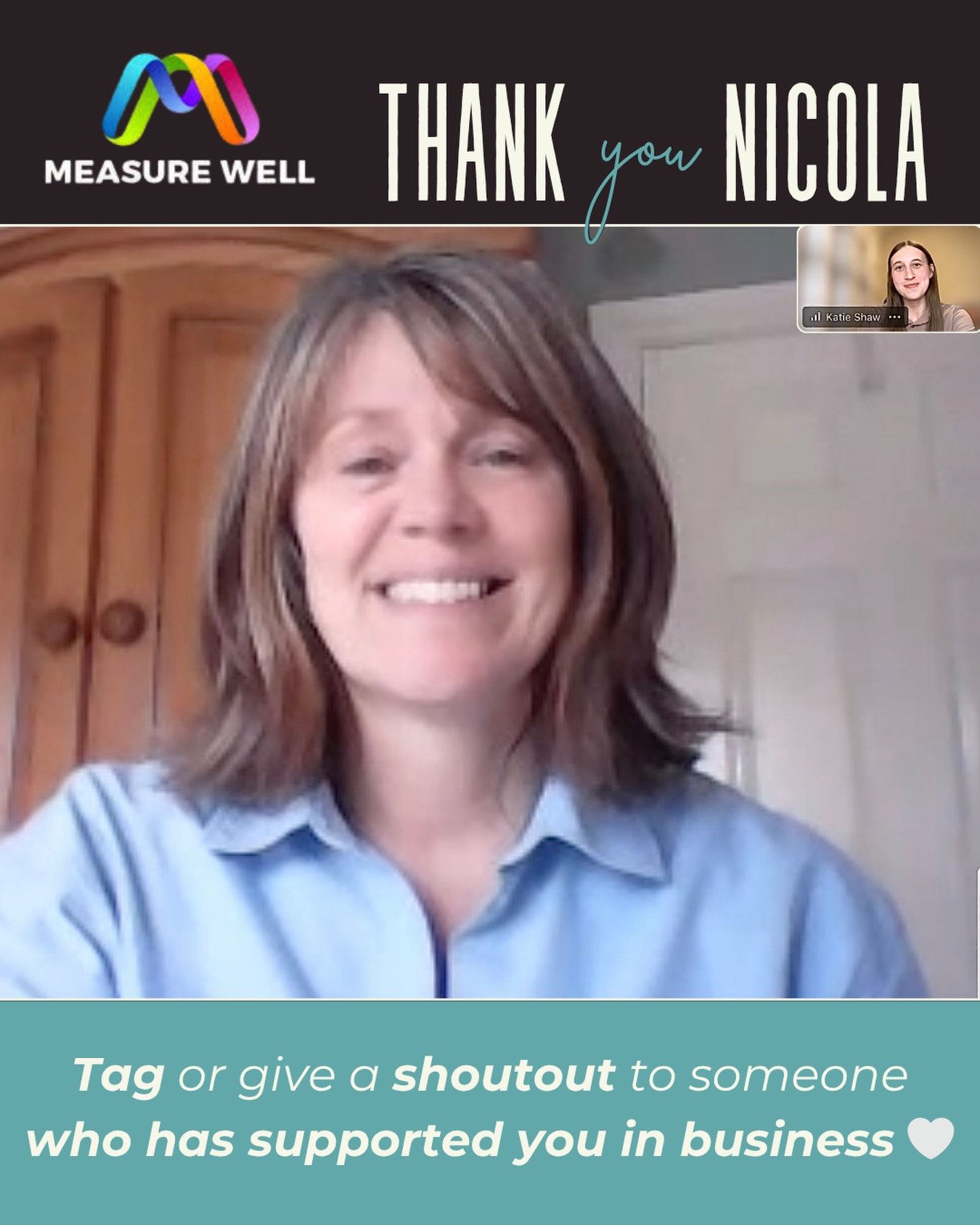 This wonderful woman right here is one of the reasons I am where I am today! 🤍✨

Nicola and I had a catch-up and a 1:1 on the LinkedIn Masterclass yesterday which was such a wonderful way to end the week.

Dr Nicola Brough, owner of @measurewellltd,