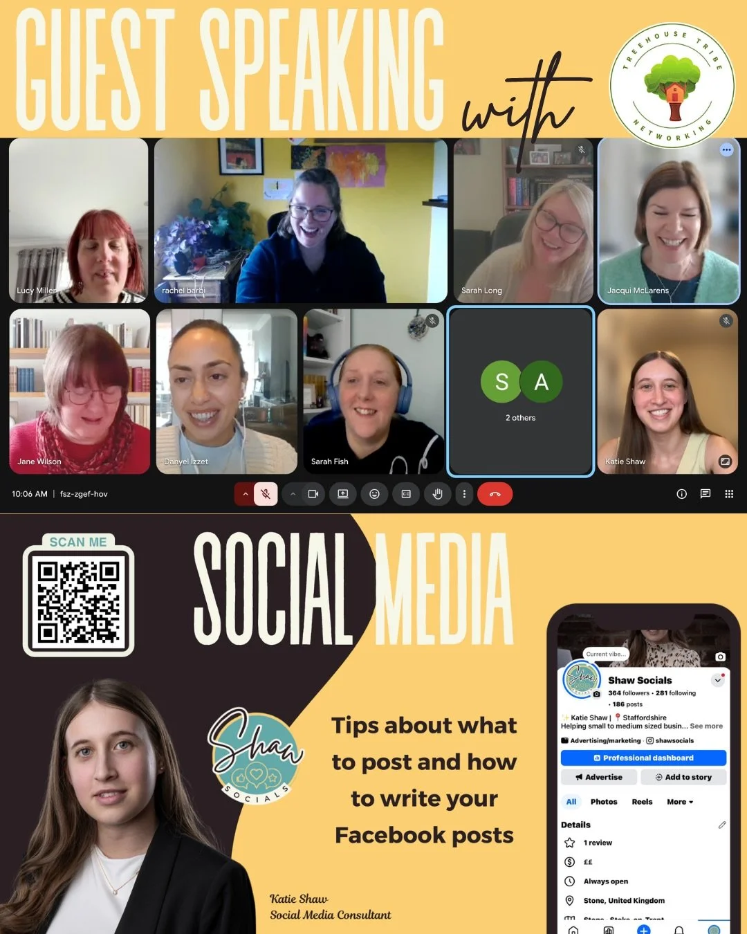 I&rsquo;ve had some aMAYzing moments this month that I&rsquo;d love to share with you all! 🤩

Firstly, I had the pleasure of being a guest speaker at the Treehouse Tribe networking event, where I shared tips on what to post and how to write your pos