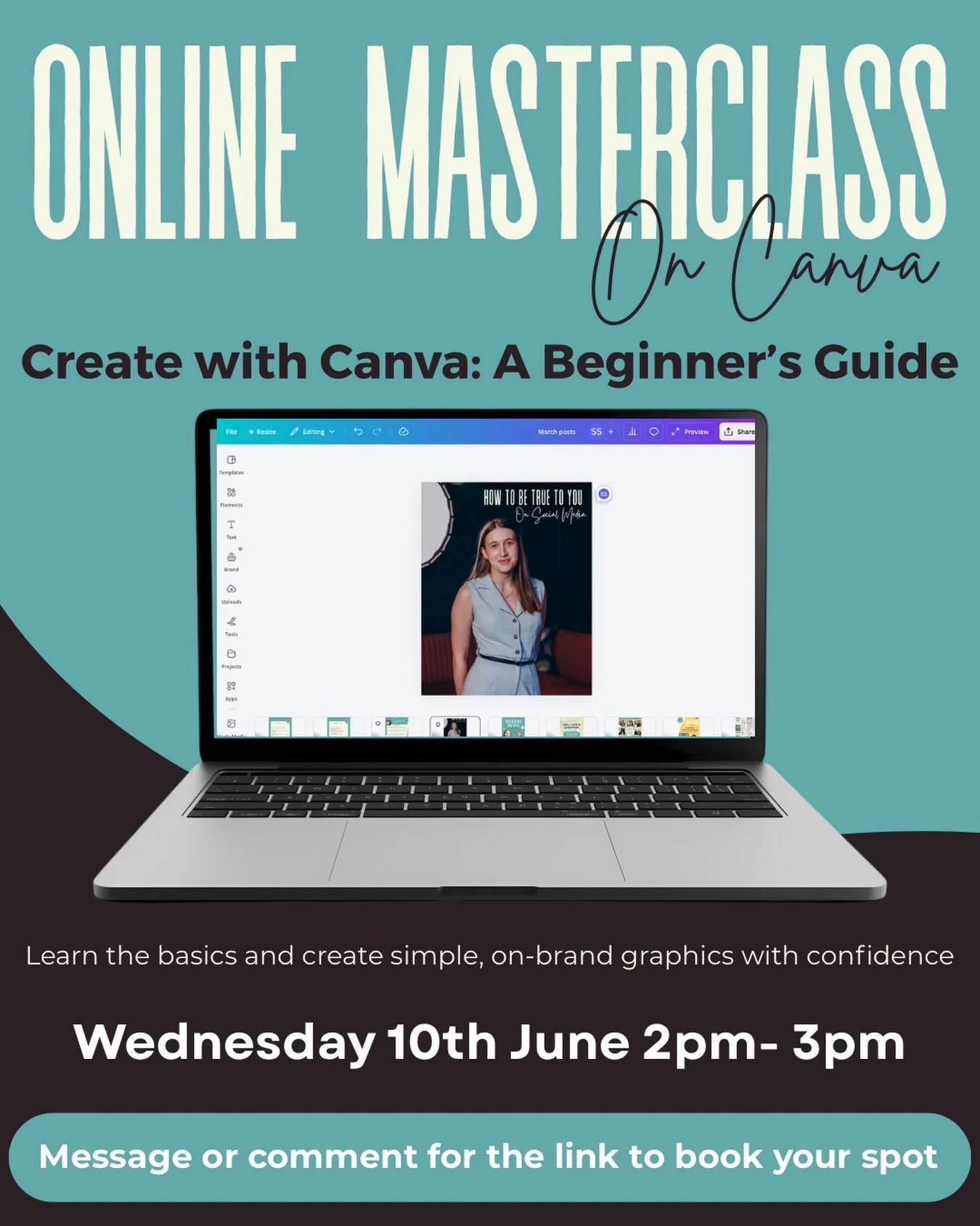 Maybe you&rsquo;ve signed up for Canva but haven&rsquo;t really explored it yet, or you&rsquo;ve had a quick look but weren&rsquo;t sure where to start.

Book a spot today on my online Canva masterclass for just &pound;27!

I&rsquo;ll be sharing my s