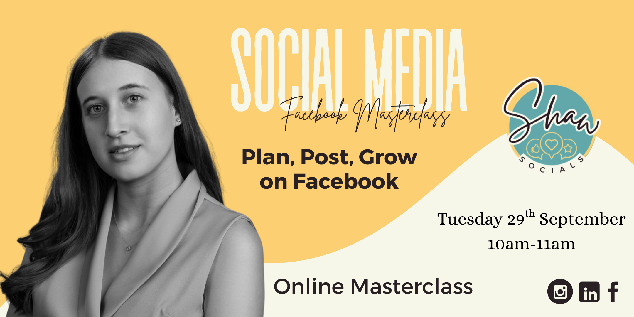 Plan, Post, Grow on Facebook Online Masterclass