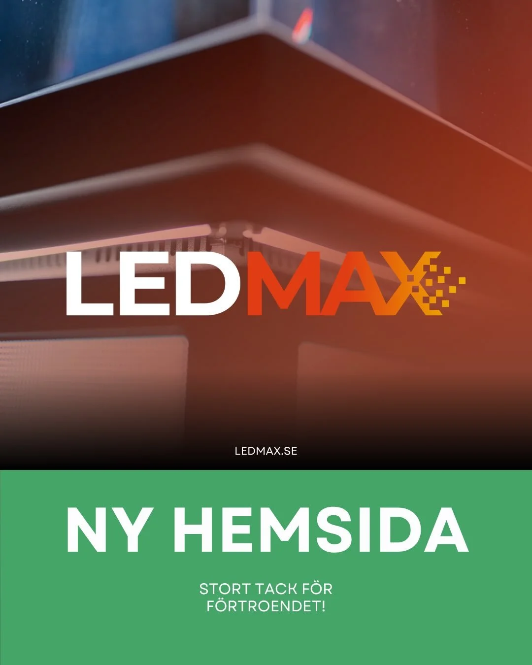 Stort tack f&ouml;r f&ouml;rtroendet LEDMAX! Det har varit ett superkul projekt att jobba med och kommer vara &auml;nnu roligare att forts&auml;tta utveckla detta fram&aring;t. 💪🏻

Vill ni ocks&aring; f&aring; b&auml;ttre koll p&aring; vad det finn