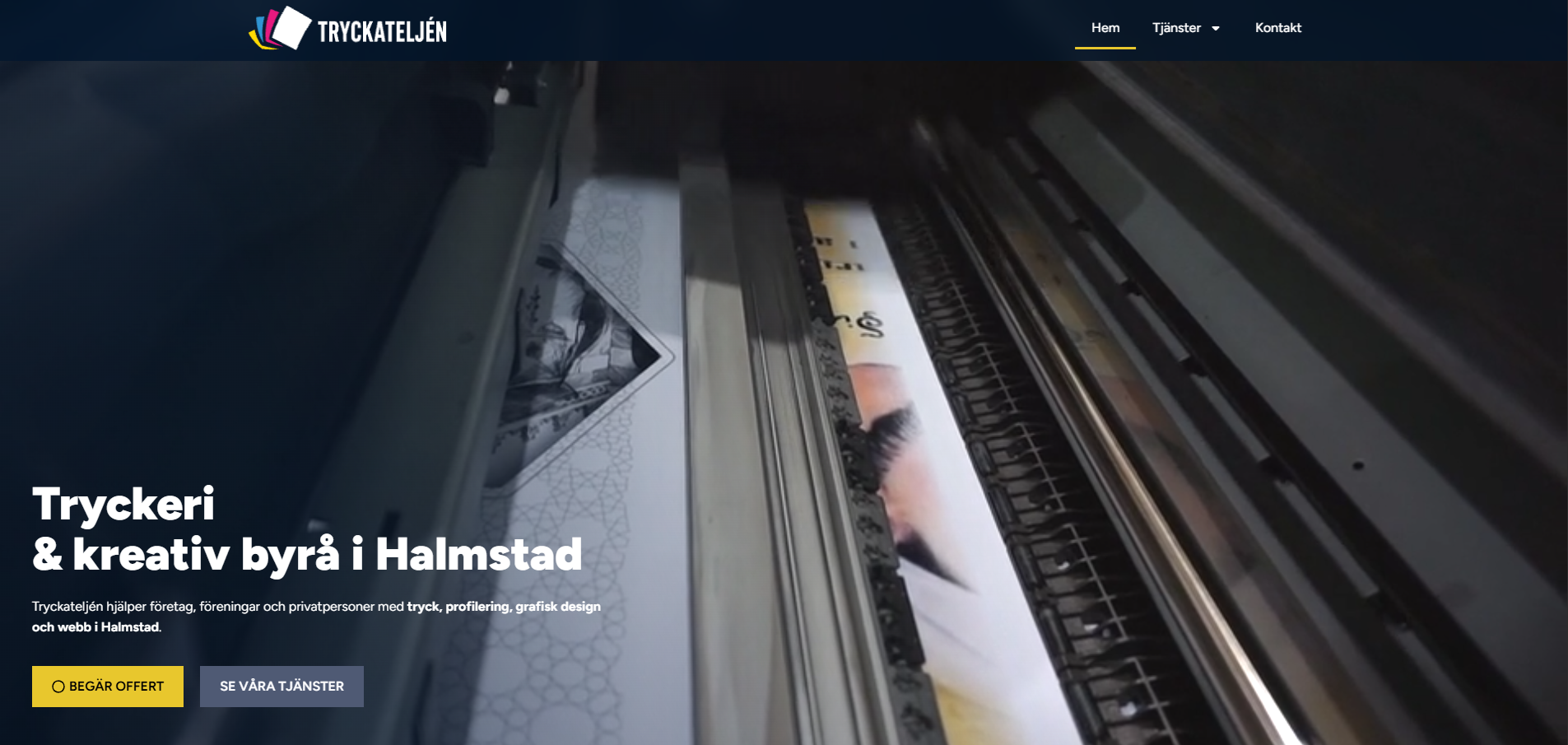 Ny Hemsida Lanserad: Ett digitalt skyltfönster för Tryckateljén