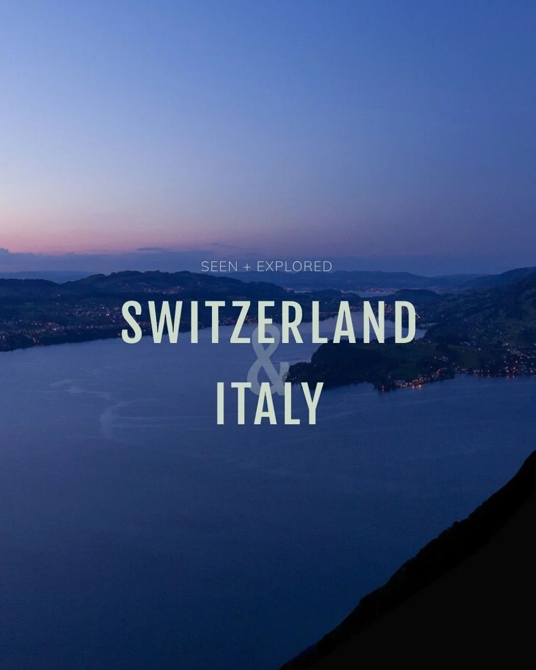 From the high-altitude hush of the Swiss Alps to the glittering shoreline of Portofino &mdash; a journey traced in champagne flutes, spa suites and terrace views.

It begins at&nbsp;B&uuml;rgenstock Resort, perched above Lake Lucerne where glass wall