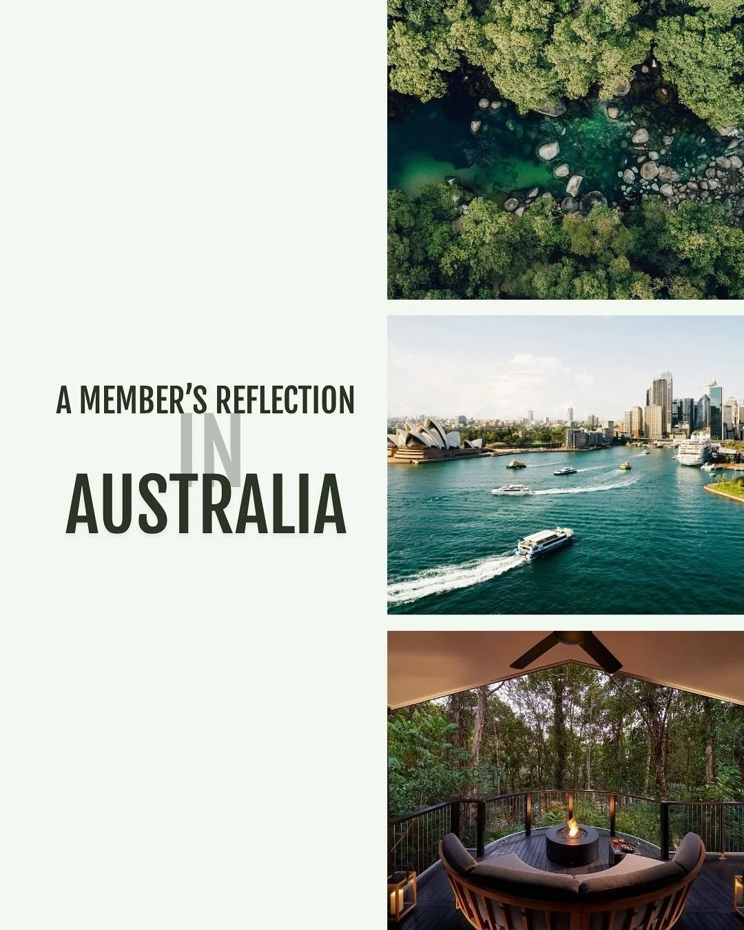 From city lights to coral calm &mdash; this was Australia through the KAX lens.

📸 @parkhyattmelbourne / @silkyoakslodge / @parkhyattsydney