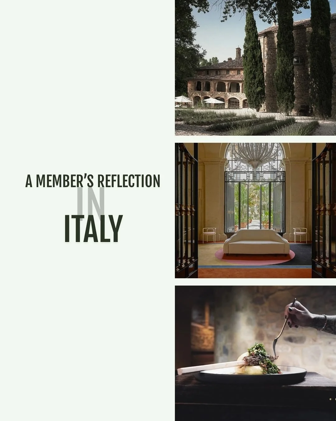 Precision, care and a little KAX magic. 
Italy, done right. 🪄

📸 @palazzo.talia / @patriapalacelecce / @alexristorante / @vocabolo_moscatelli / @langosteria / @vico.milano / @hotel.byron