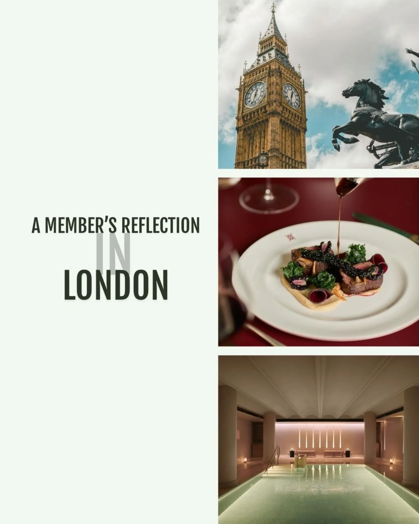 Another successful trip &mdash; here&rsquo;s a peek inside our members&rsquo; recent trip to London, where the right tables, the right rooms and the right moments found them.

📸 @peacock_london @mountstrestaurant @claridgeshotel @paddingtonbearexper