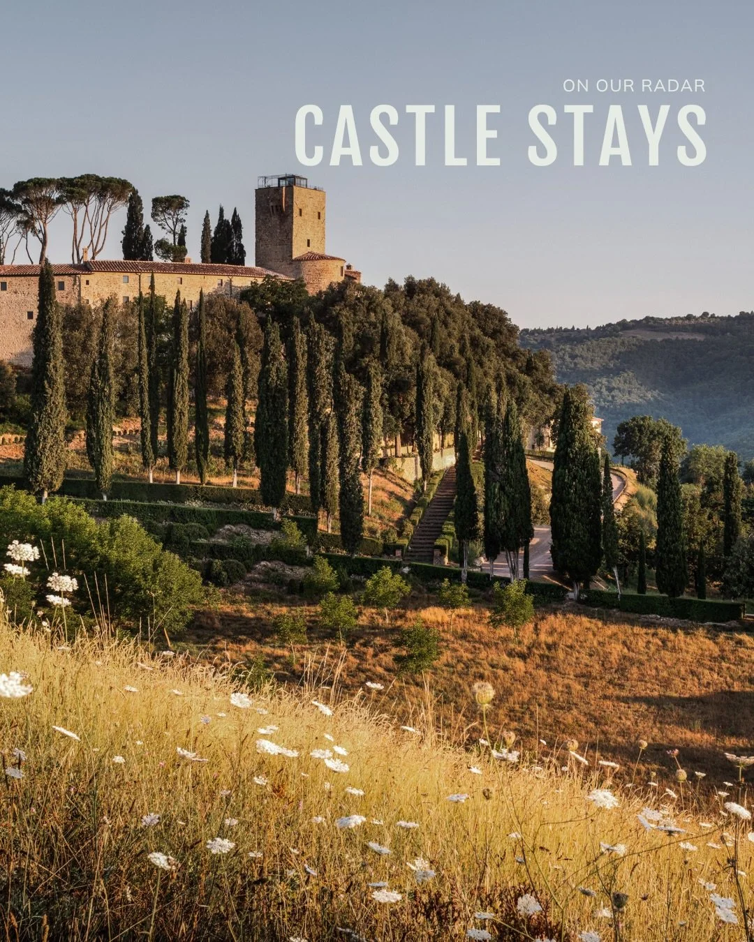 Forget the hotel for your next stay. Stay in a piece of history.

These three castle properties across Europe offer something no modern hotel can replicate: centuries of history you can actually sleep inside.

Hotel Reschio &mdash; Perugia, Italy
An 