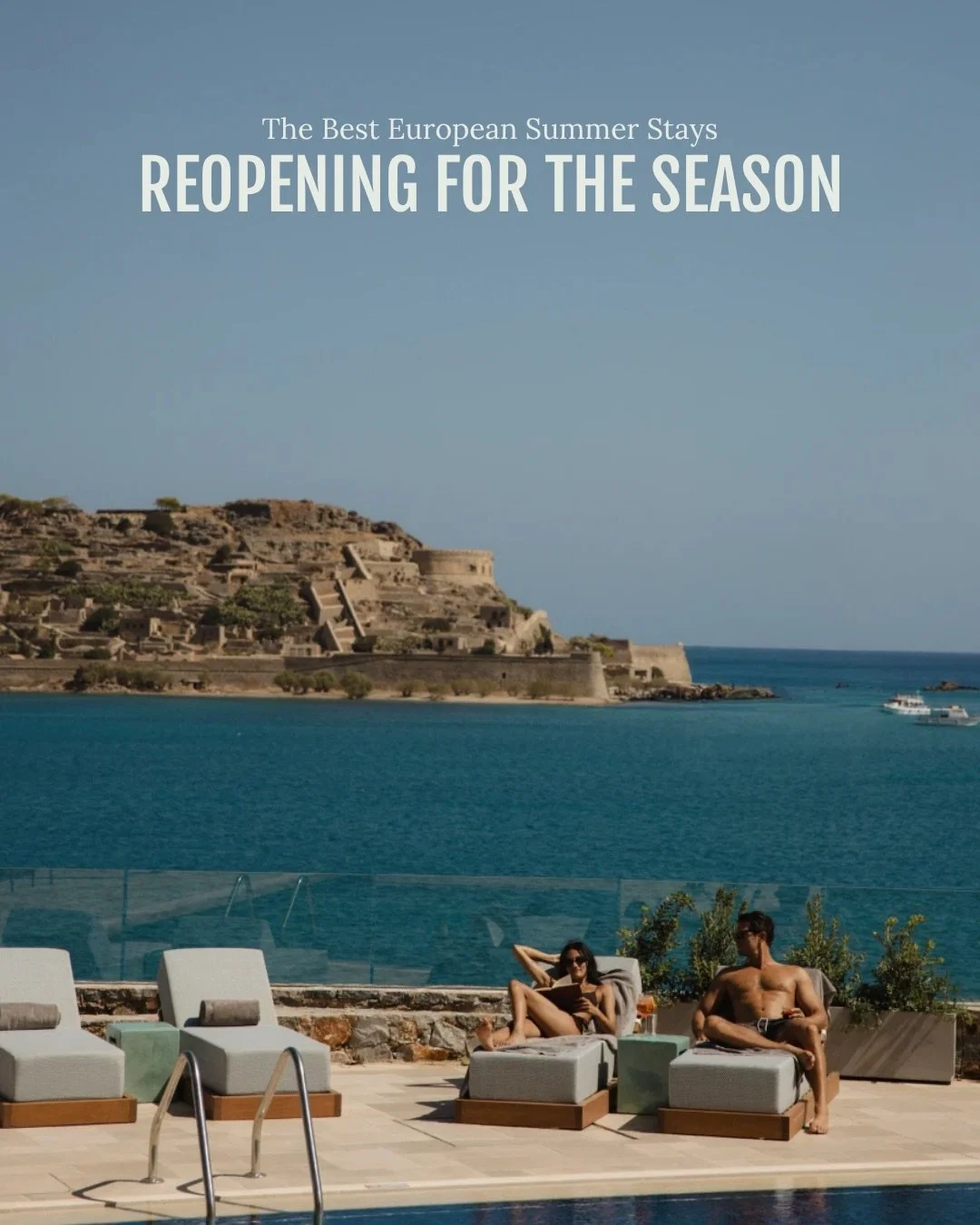 The best summer stays reopening for the season.

Some of Europe&rsquo;s most extraordinary properties only open their doors for a few months a year. From the French Riviera to the Greek Islands to the coast of Sardinia, these five are the ones our te