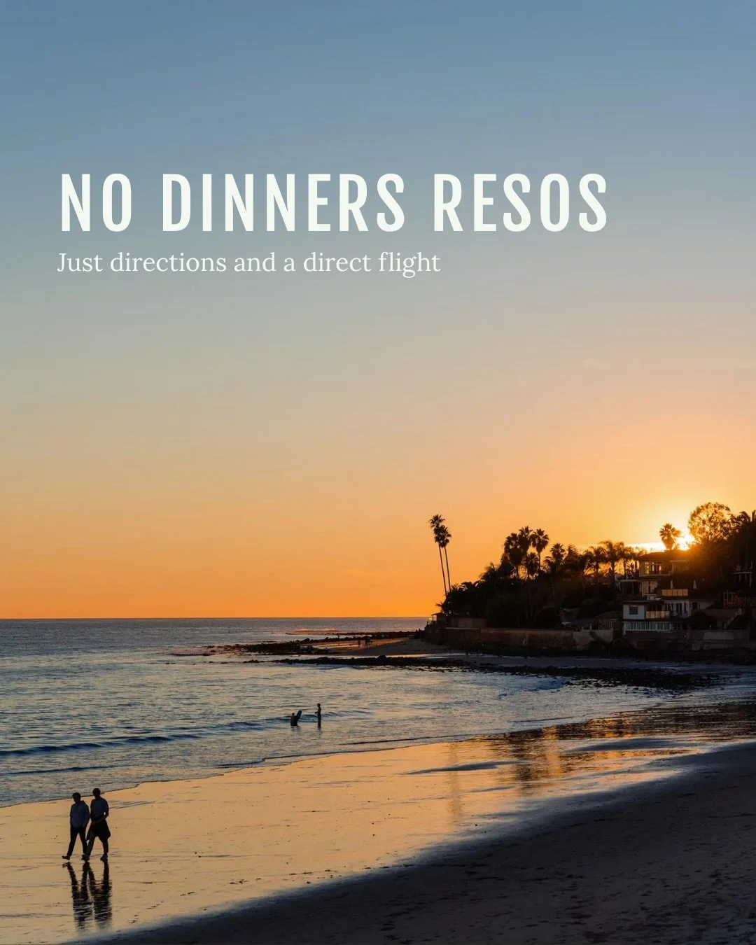 We found your next spontaneous trip for you.

Fly into Santa Barbara and take a short drive to Miramar Beach.

Stay at Rosewood Miramar Beach, where barefoot beach mornings, oceanfront dining at Caruso&rsquo;s, spa treatments and complimentary bikes 
