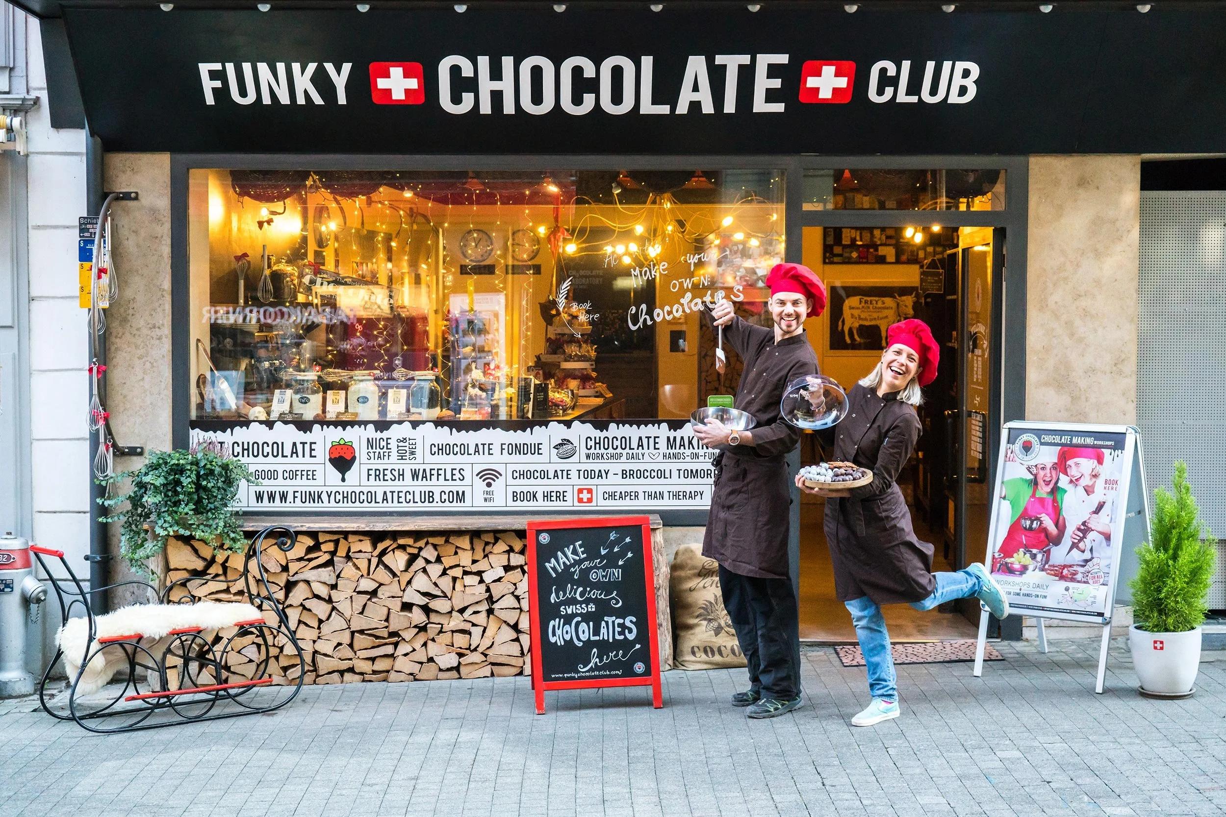 Swiss Chocolate Workshop at the Funky Chocolate Club