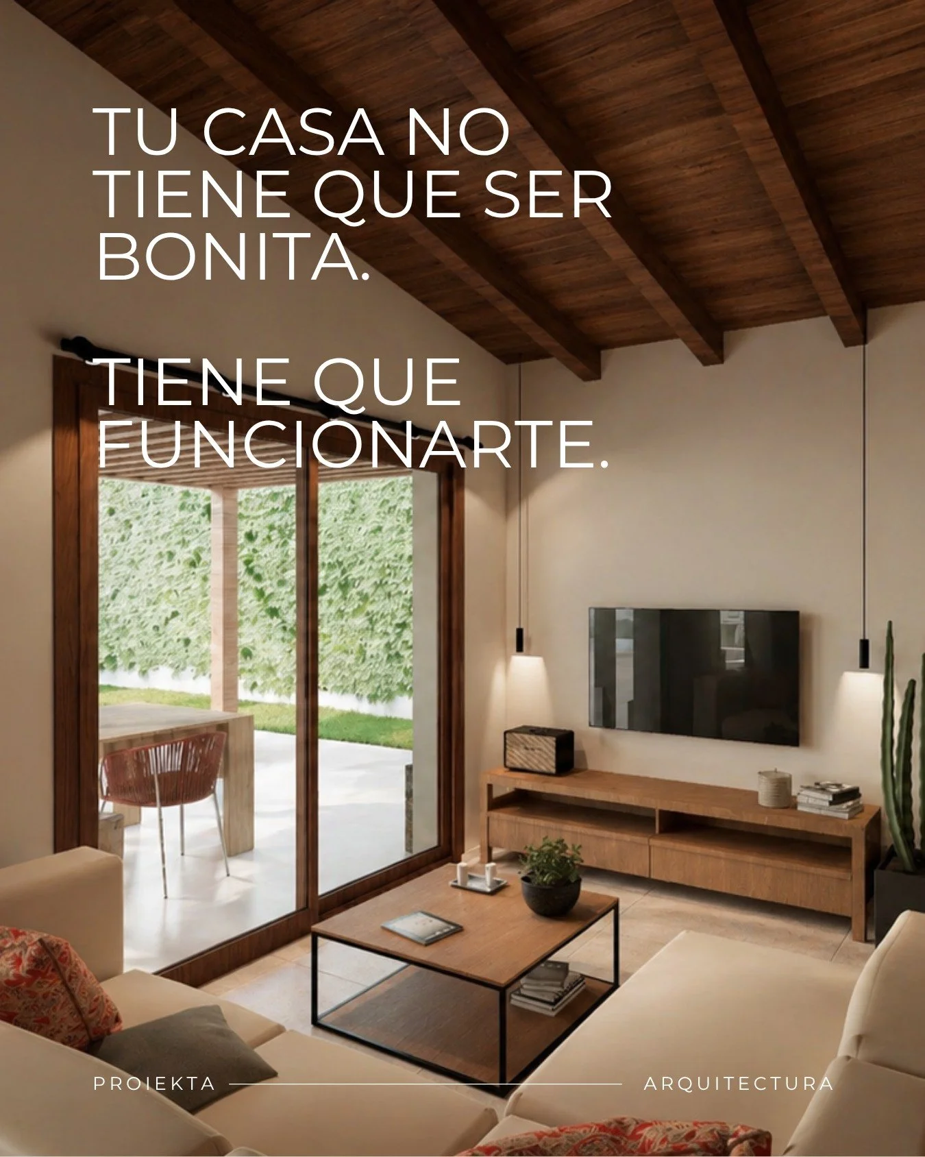 Cuando alguien empieza a pensar en su casa, suele empezar por lo visual.

Referencias. Estilos. Im&aacute;genes bonitas.

Pero hay algo mucho m&aacute;s importante que eso.

C&oacute;mo vas a vivirla.

Porque una casa puede ser muy bonita&hellip;
y n