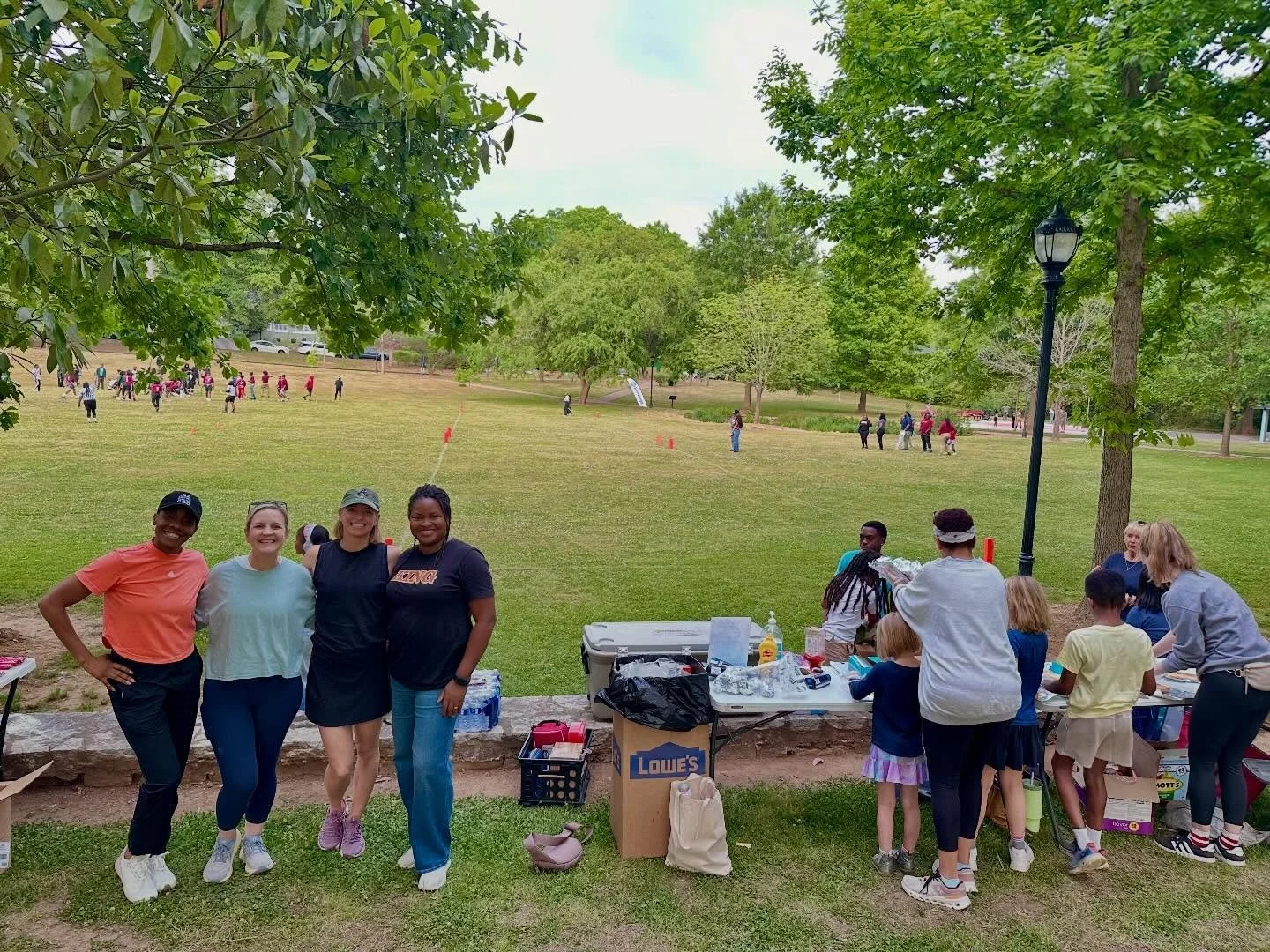 Thank you to all of our Bloom volunteers, kids and even dogs who came out to support Blueprint58 last night. It was amazing!!!! Could not have asked for a better group or opportunity to be with our Partner. Thank y&rsquo;all so much!! @blueprint58atl