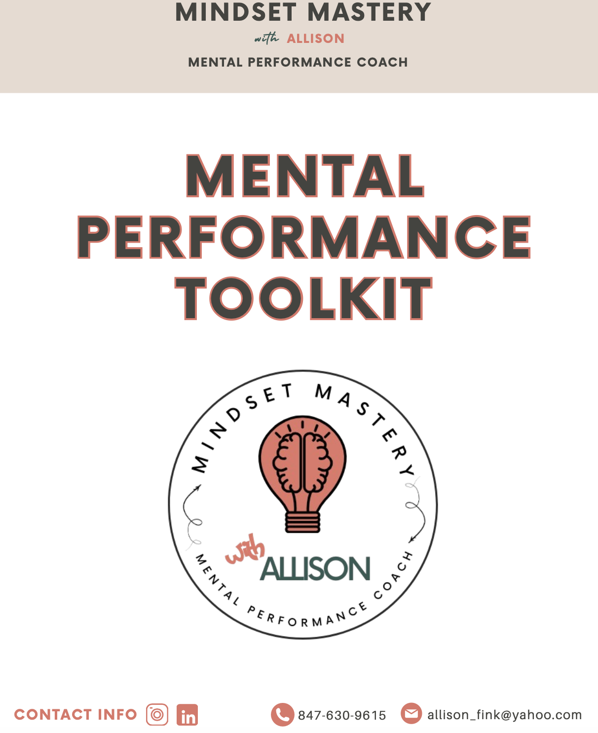 Mental Performance Toolkit
