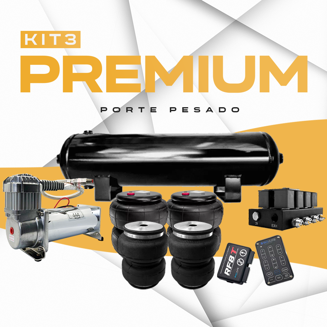 Kit premium 3 porte pesado