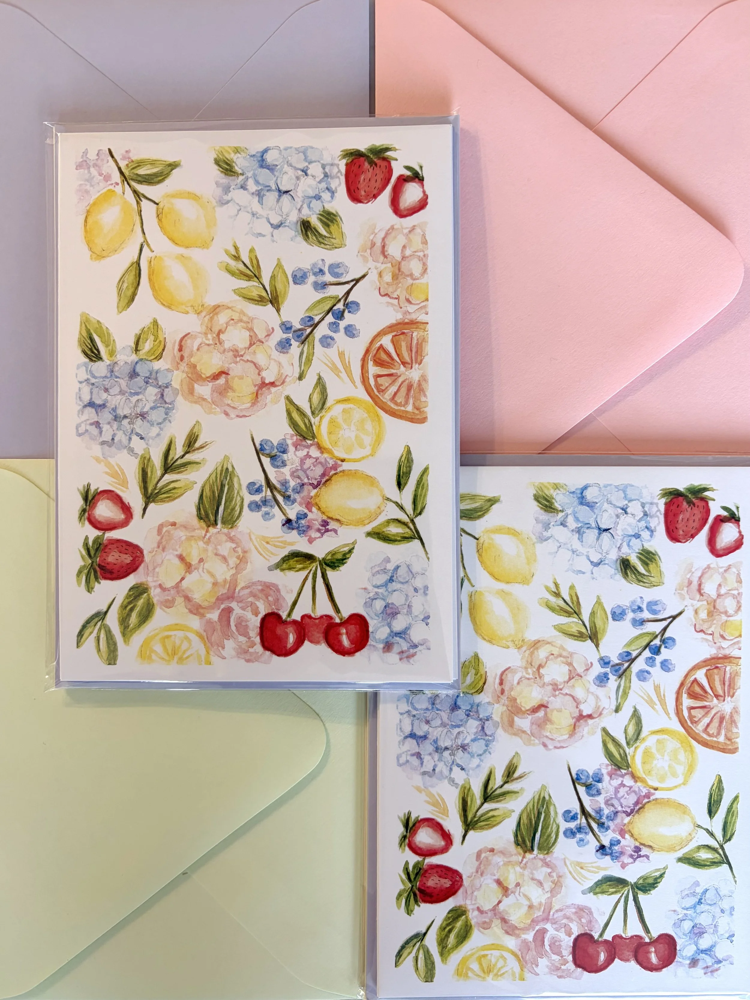 Floral & Fruit Stationery Pack