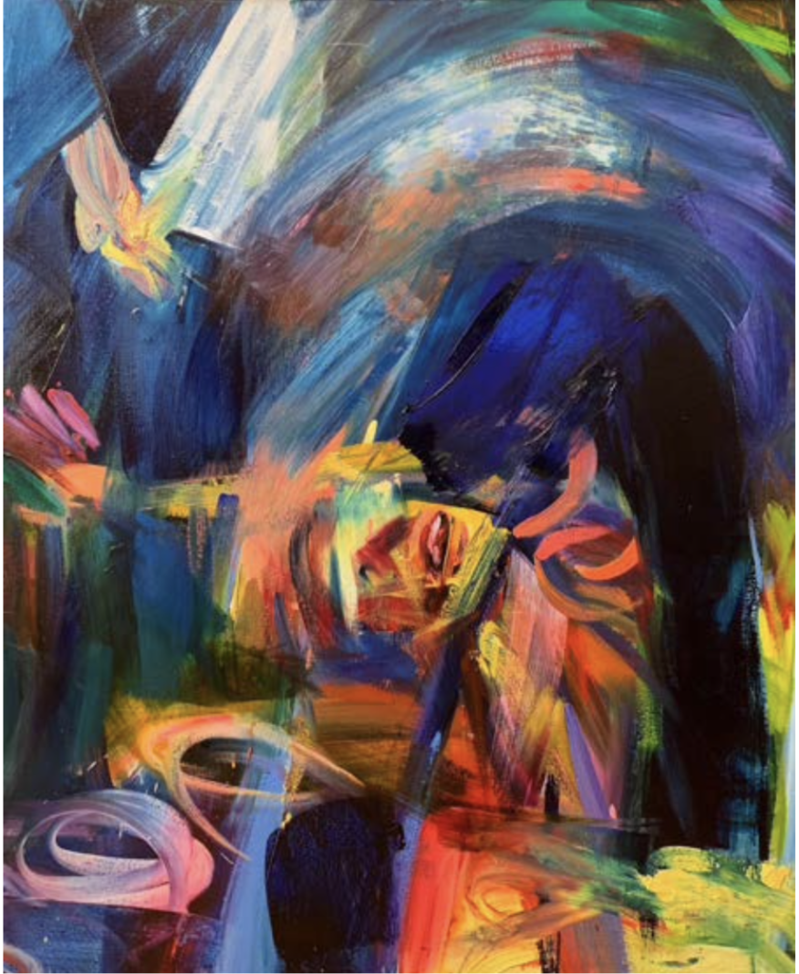 Forget This Pack, 1988. Oil on Canvas, 36x46 in..png
