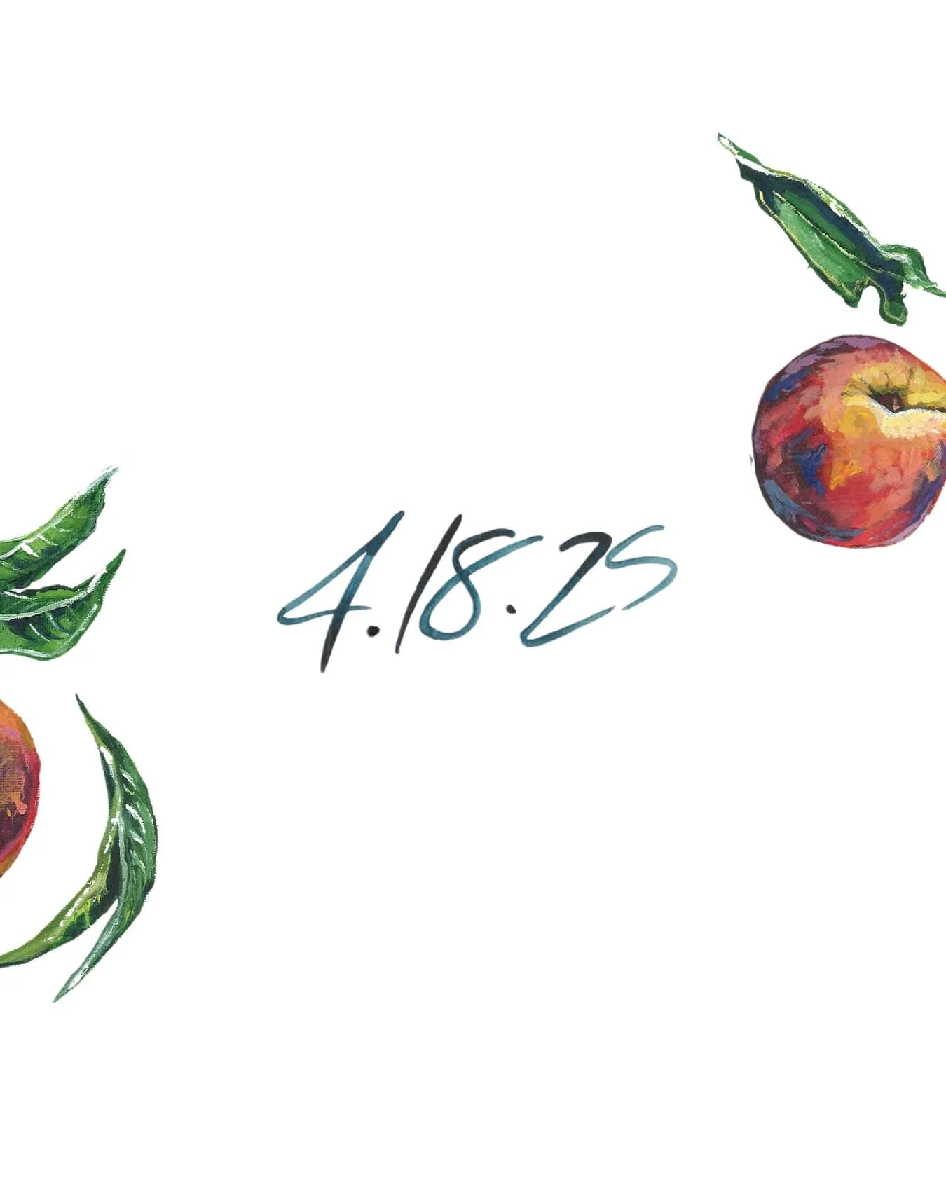 I painted a website &amp; it&rsquo;s mine &amp; it comes out Friday 🍑✨