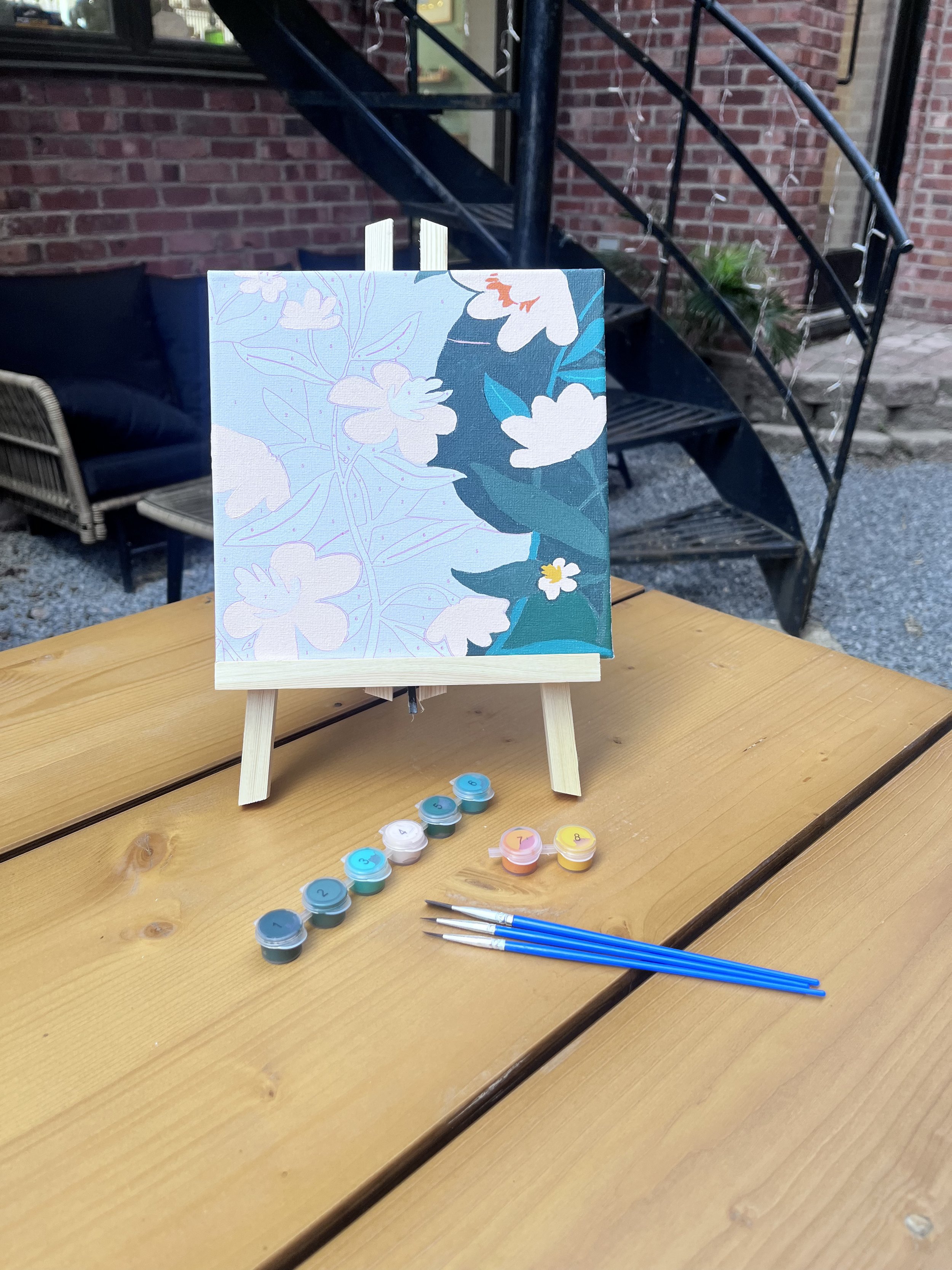 Les Parenthèses créatives – SIP & PAINT - Peinture à numéros - 8 août