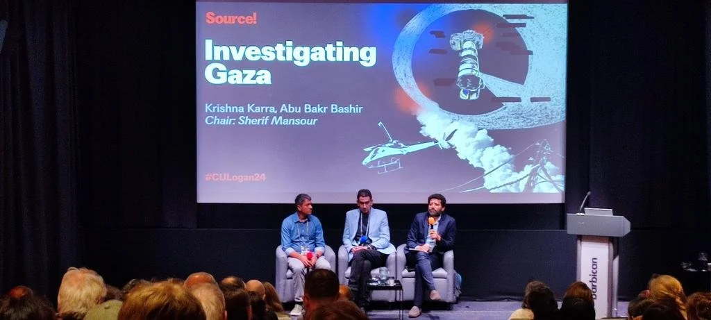 Chairing a panel on the killing of Palestinian journalists