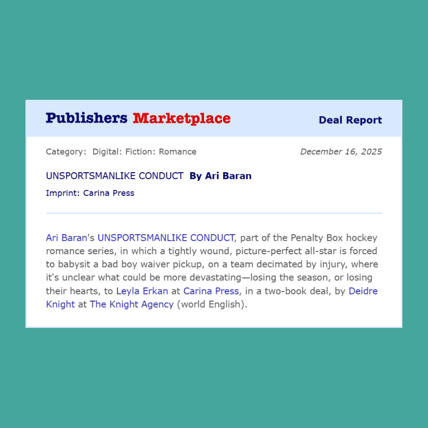 UNSPORTSMANLIKE CONDUCT by Ari Baran